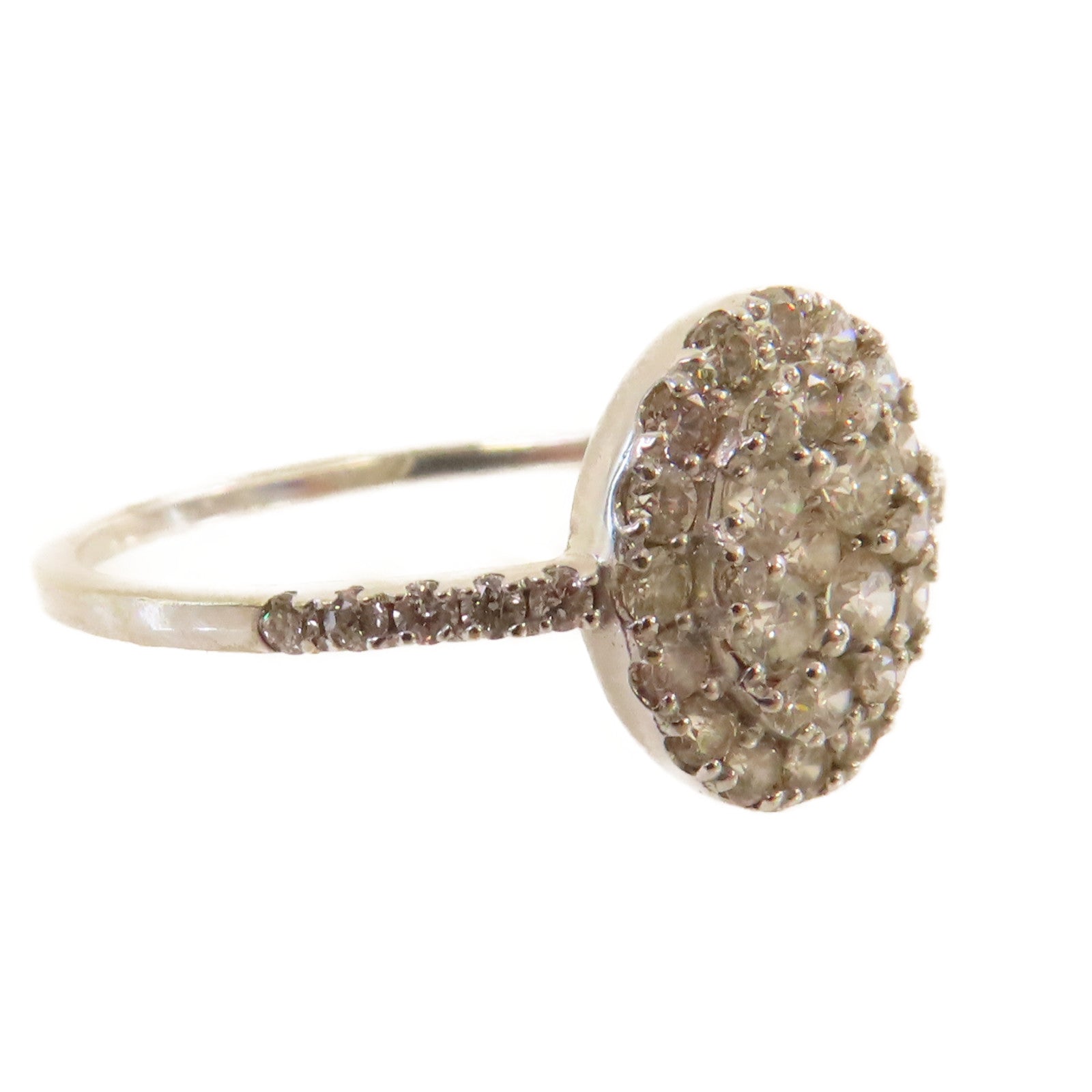 JEWELRY **【激減優惠】18K白金/0.50ct鑽石Diamond Ring戒指US#6.25