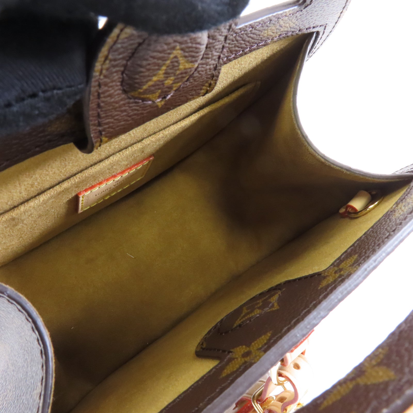 LOUIS VUITTON 【激減優惠】Monogram Around Me PM金扣手挽肩背兩用袋啡色