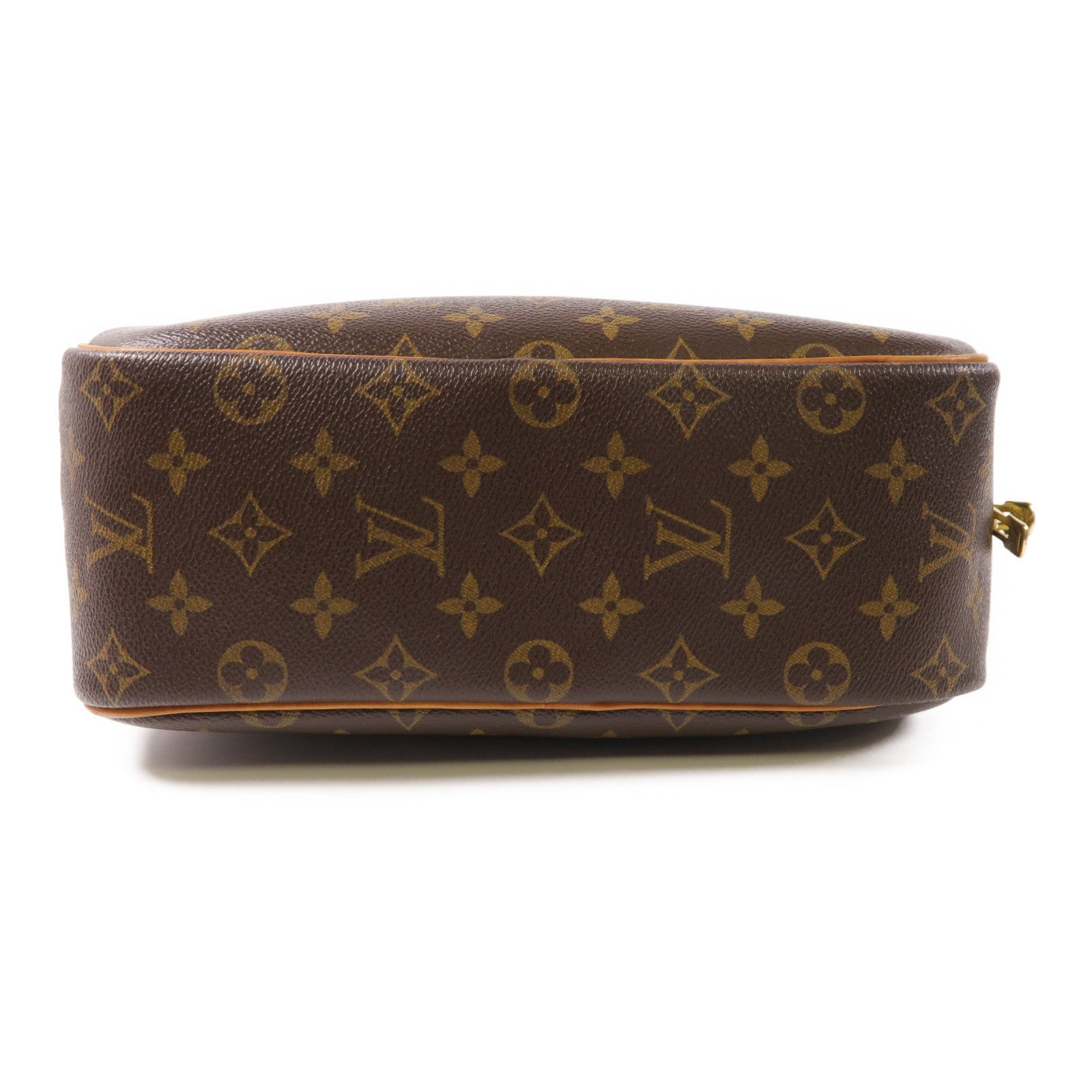 LOUIS VUITTON LV GHW Trouville Hand Bag M42228 Monogram Brown
