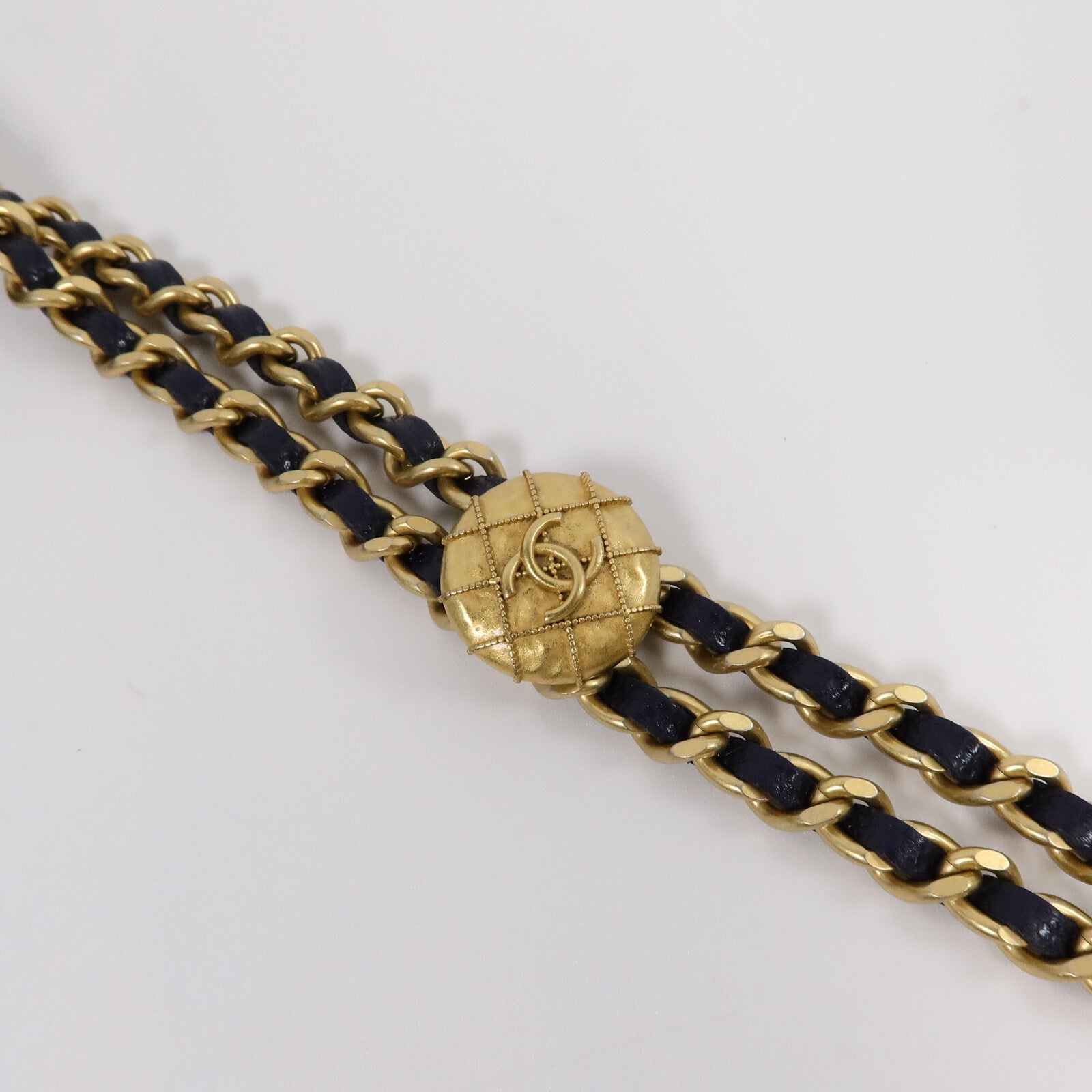 CHANEL 牛皮皮革Card Holder Chain鏈帶肩背袋