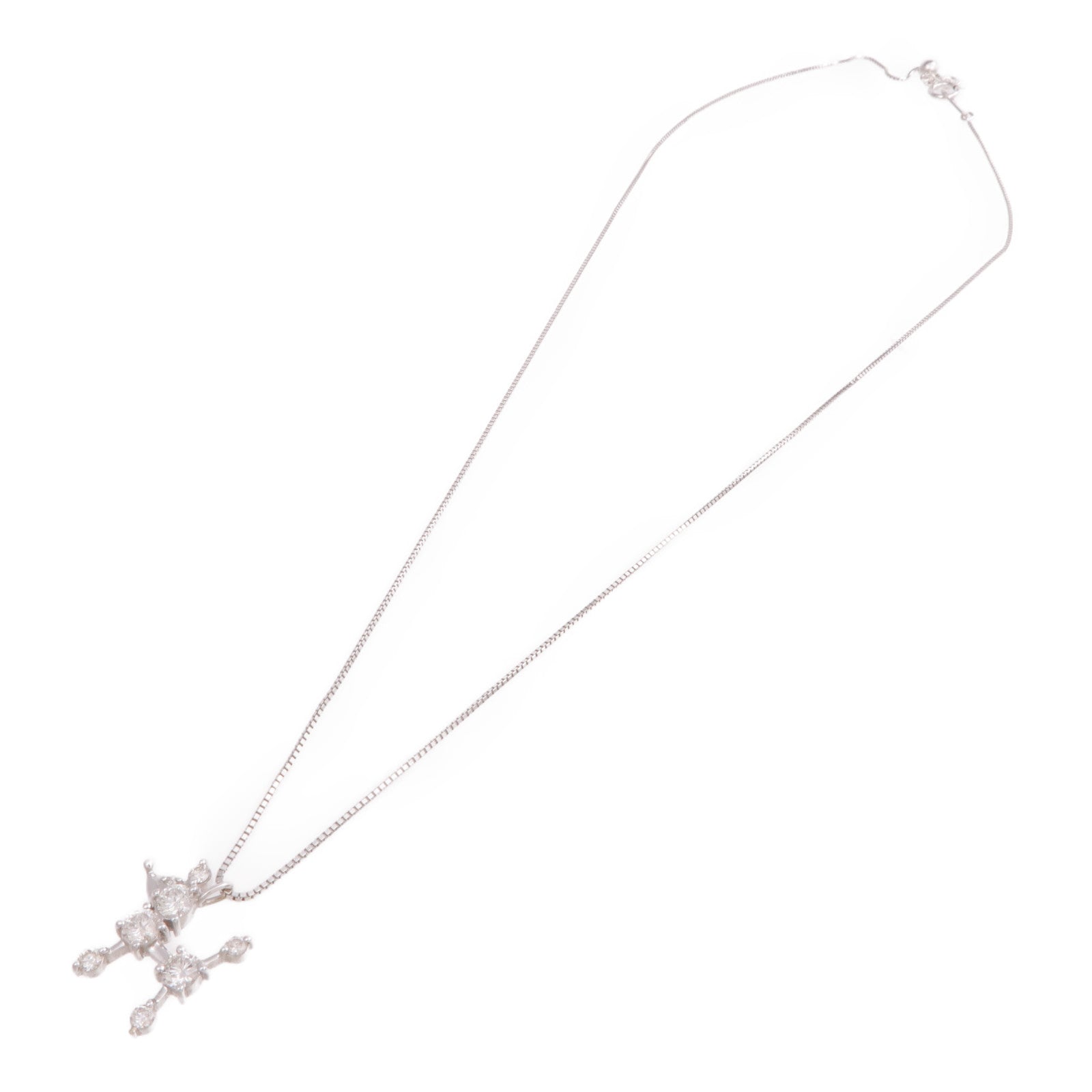 Ponte Vecchio 18K白金Diamond Necklace鑽石項鍊