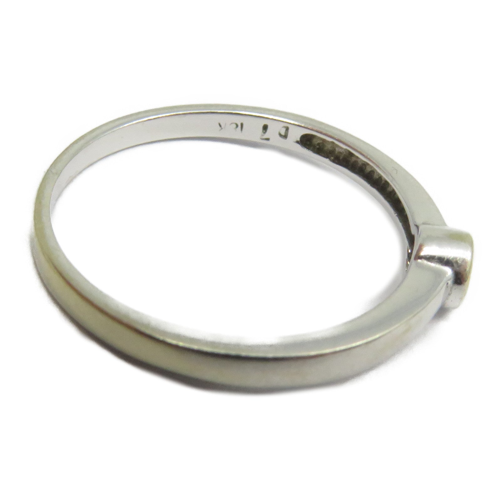 JEWELRY 【激減優惠】18K白金Diamond Ring鑽石戒指US#6