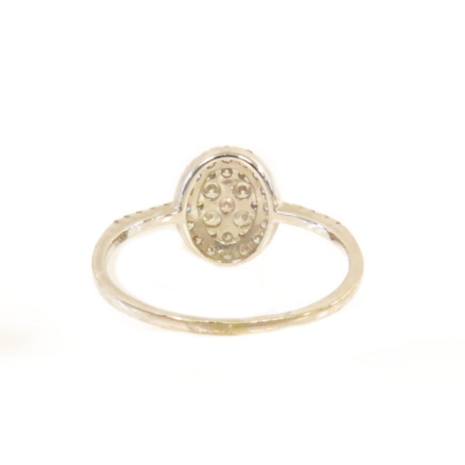 JEWELRY **【激減優惠】18K白金/0.50ct鑽石Diamond Ring戒指US#6.25