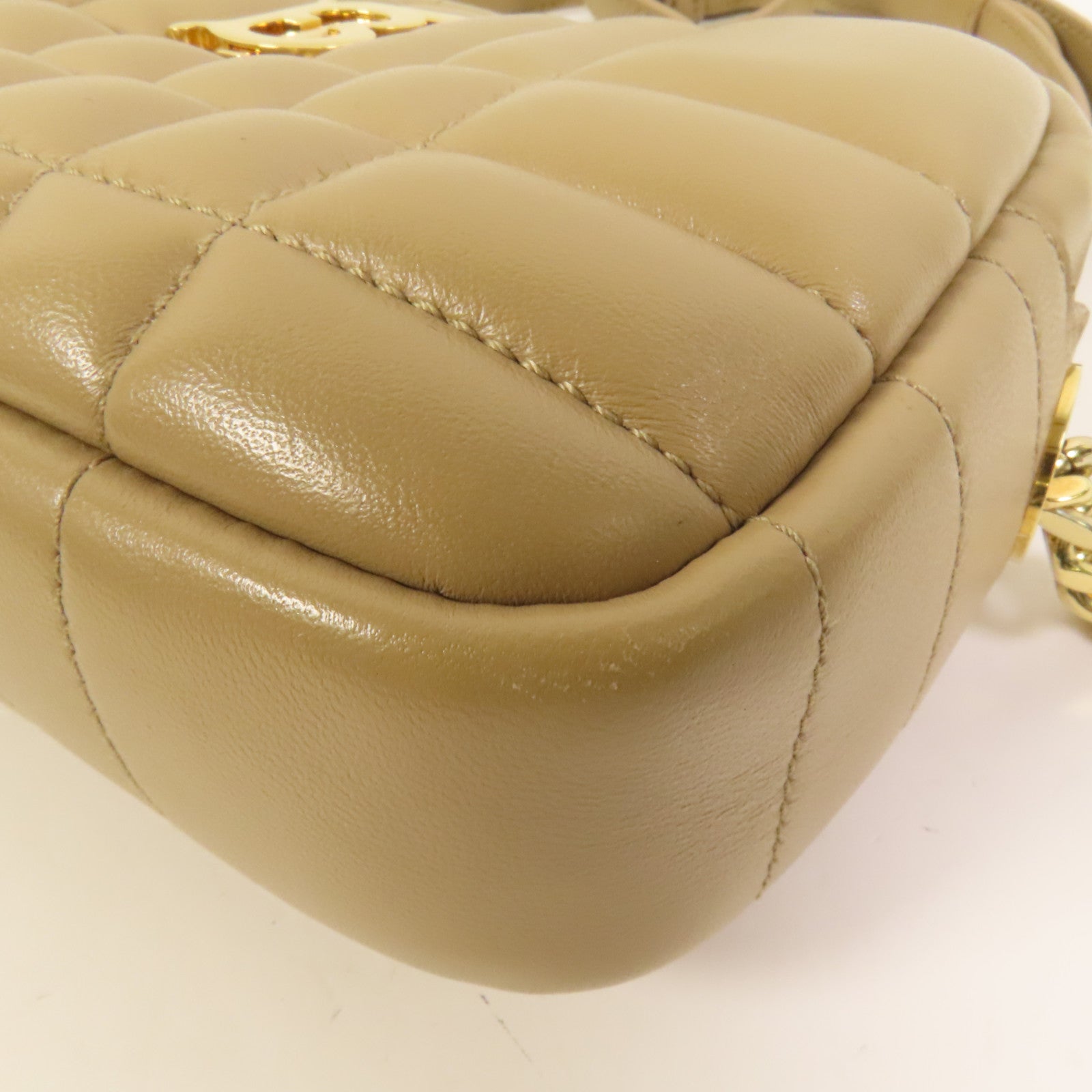 BURBERRY 羊皮皮革Mini Lola Camera Bag金扣肩背袋