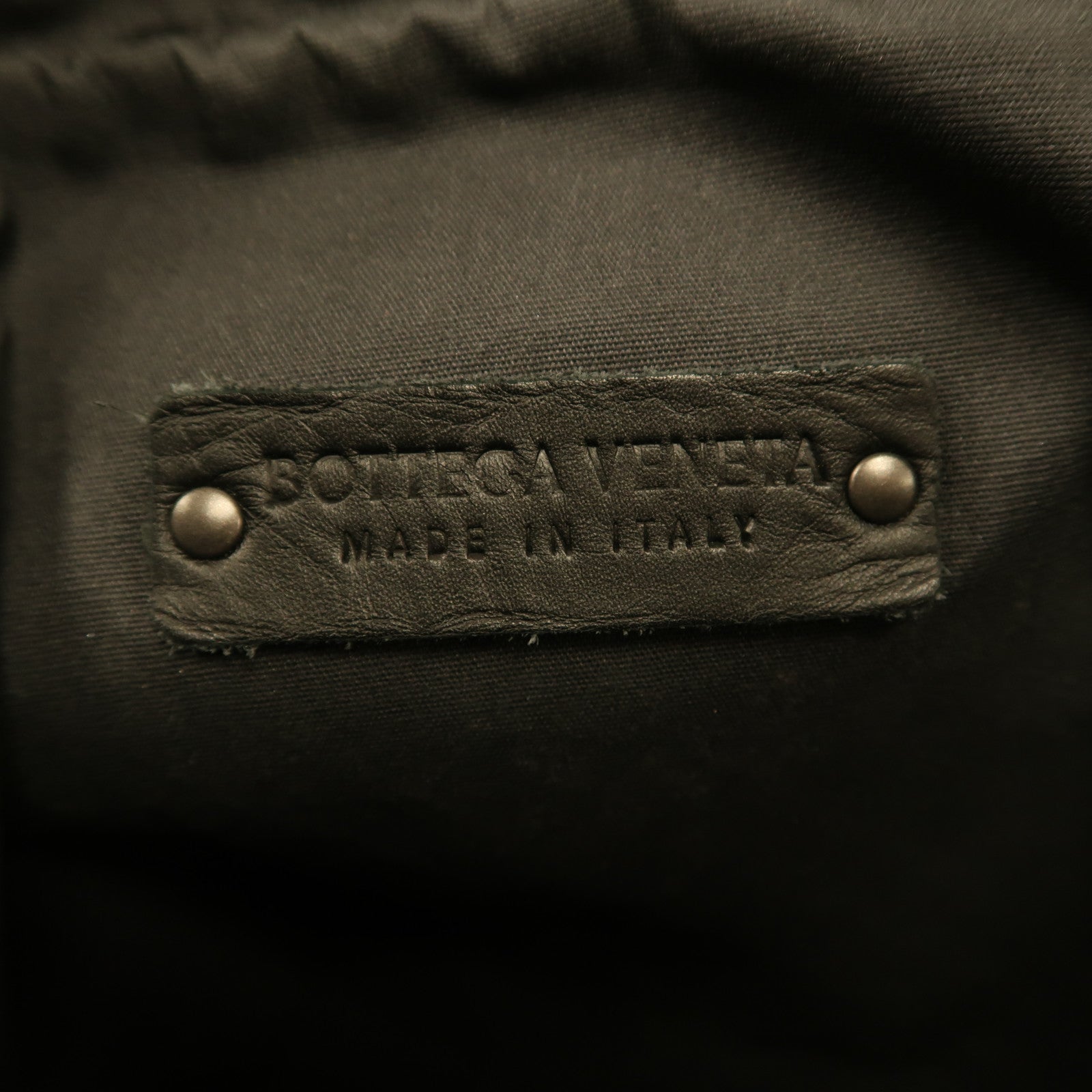 BOTTEGA VENETA 織紋皮革Shoulder Bag肩背袋黑色