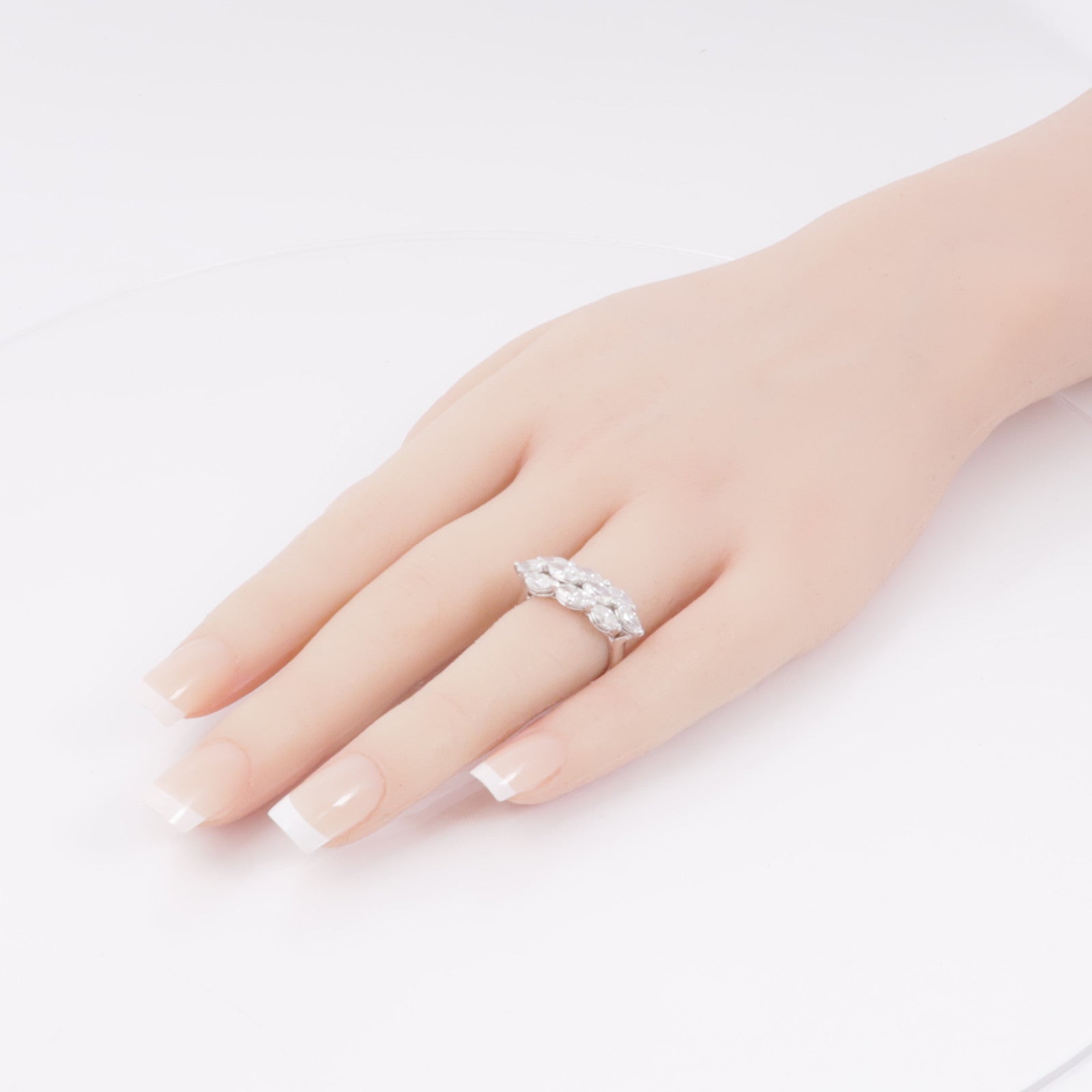 JEWELRY 【激減優惠】18K白金Diamond Ring鑽石戒指US#5.5