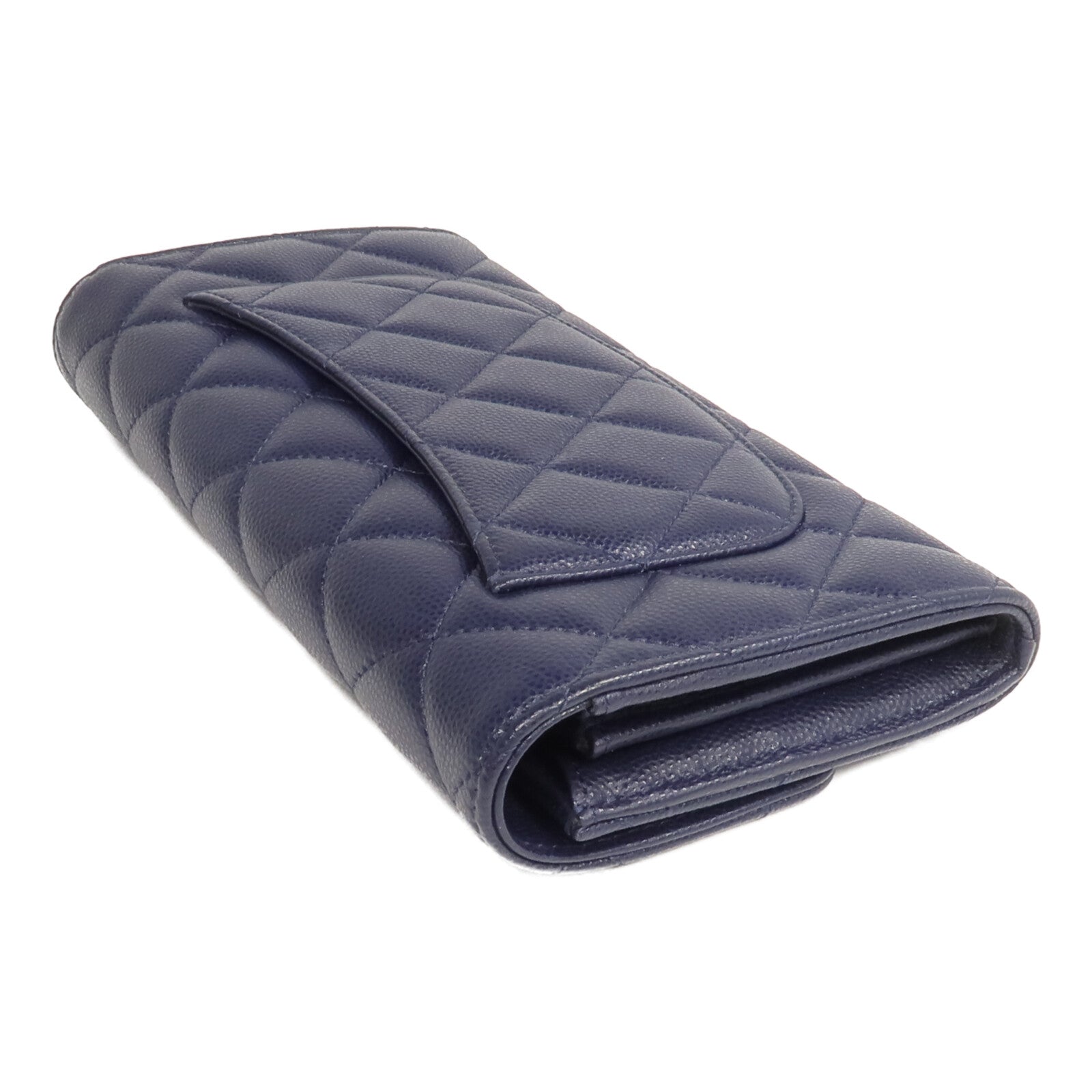 CHANEL 牛皮皮革Classic Long Flap Wallet長錢包