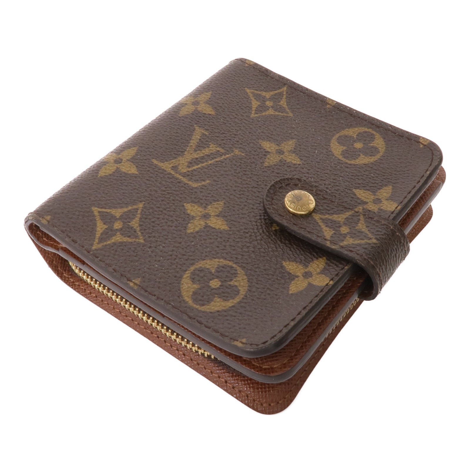 LOUIS VUITTON Monogram Wallet金扣錢包