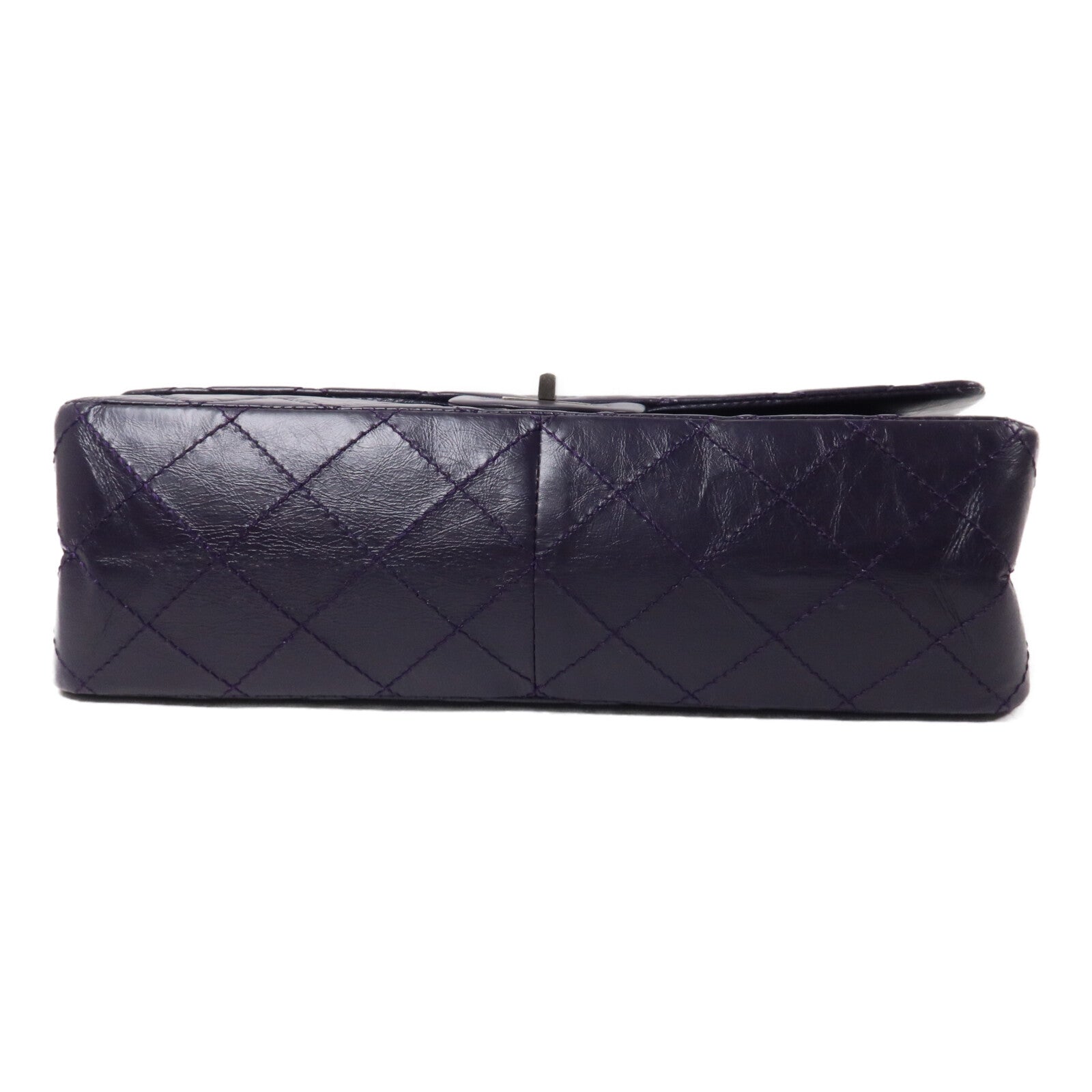 CHANEL 牛皮皮革2.55 Large鏈帶肩背袋