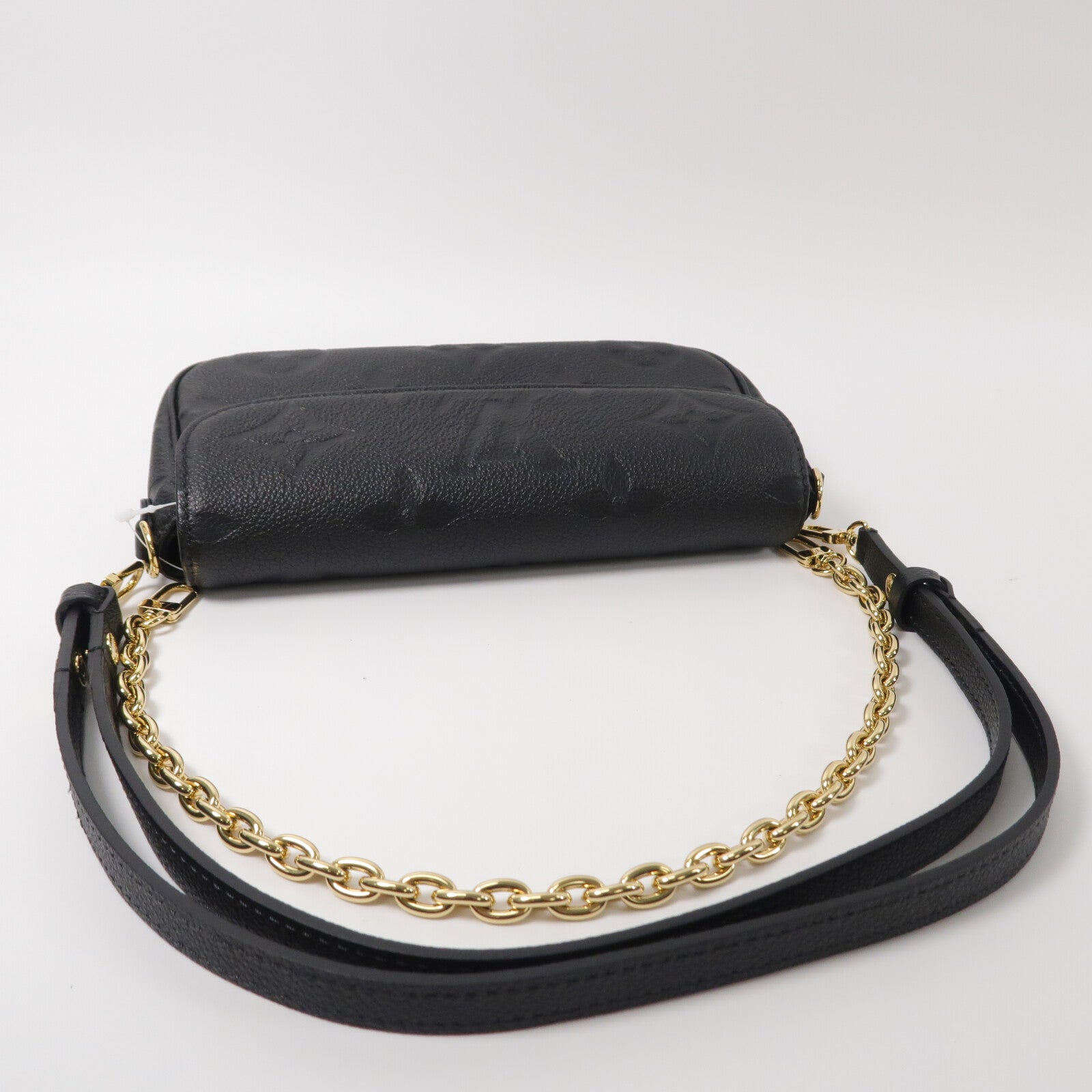 LOUIS VUITTON Monogram Empreinte Wallet On Chain Ivy鏈帶手挽肩背兩用袋