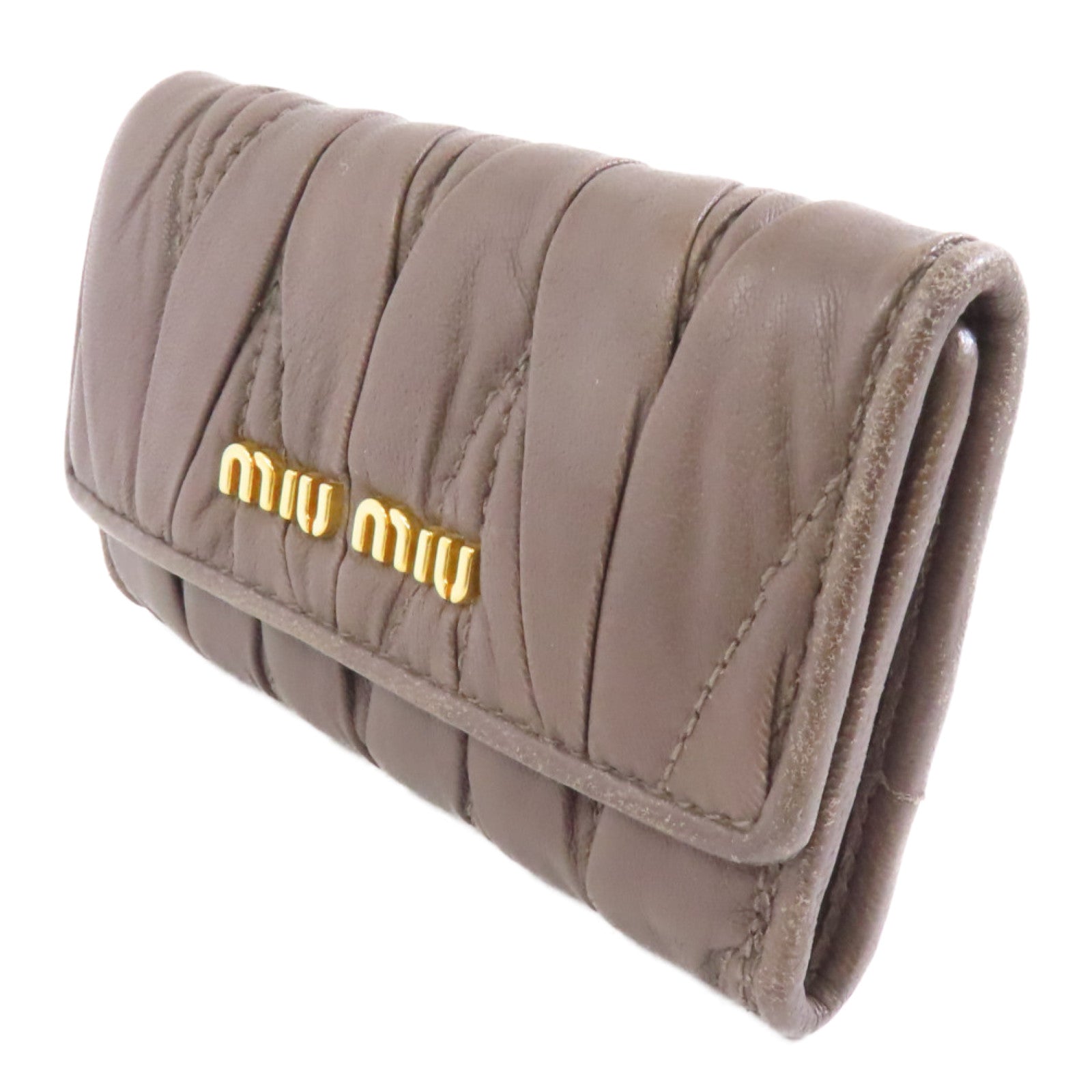 Miu Miu 羊皮皮革Key Case金扣鎖匙包– Brand Off Hong Kong Online Store