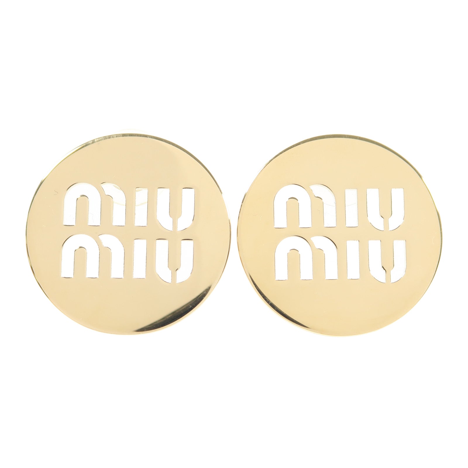 Miu Miu 金屬Earrings耳環金色