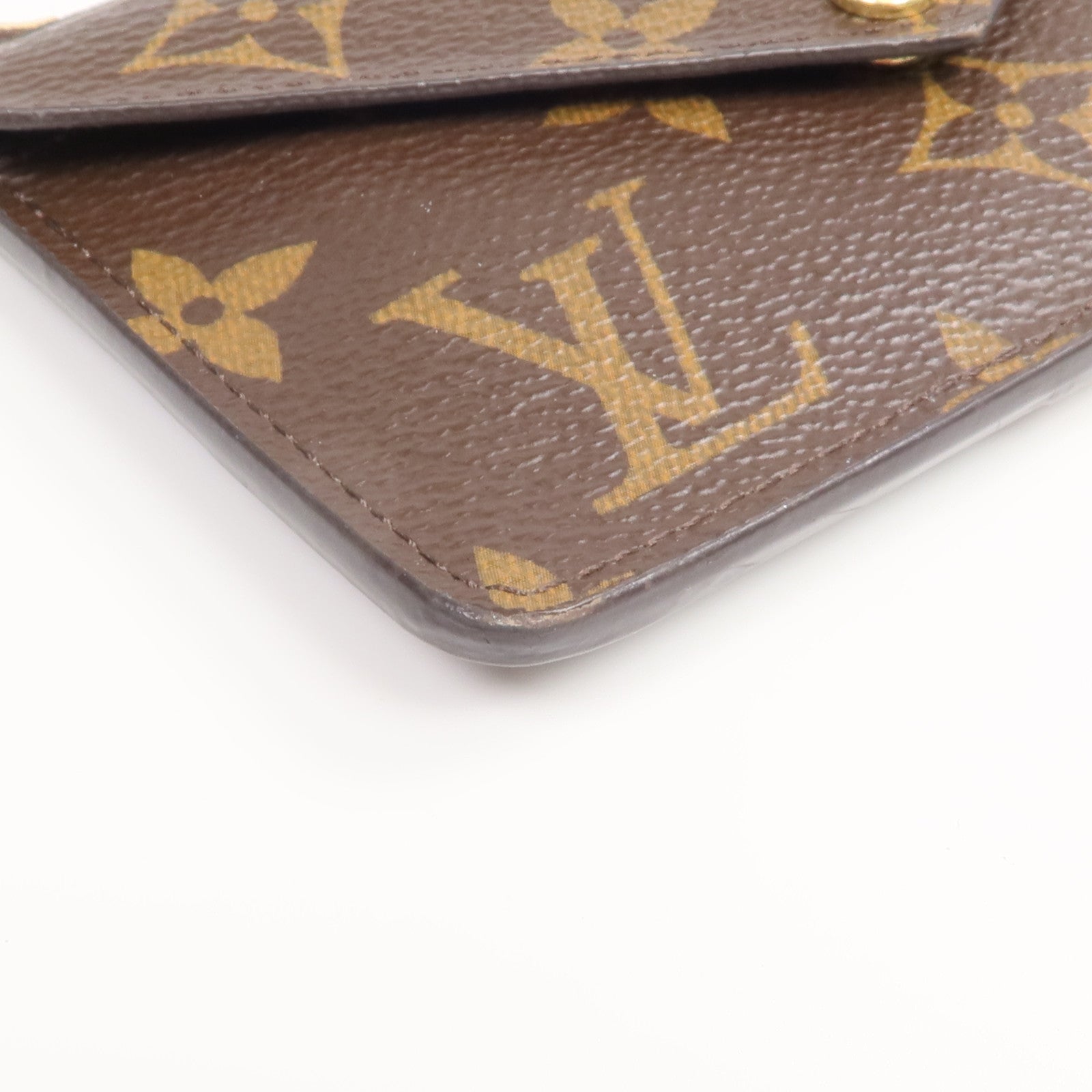 LOUIS VUITTON Monogram Recto Verso金扣卡片套