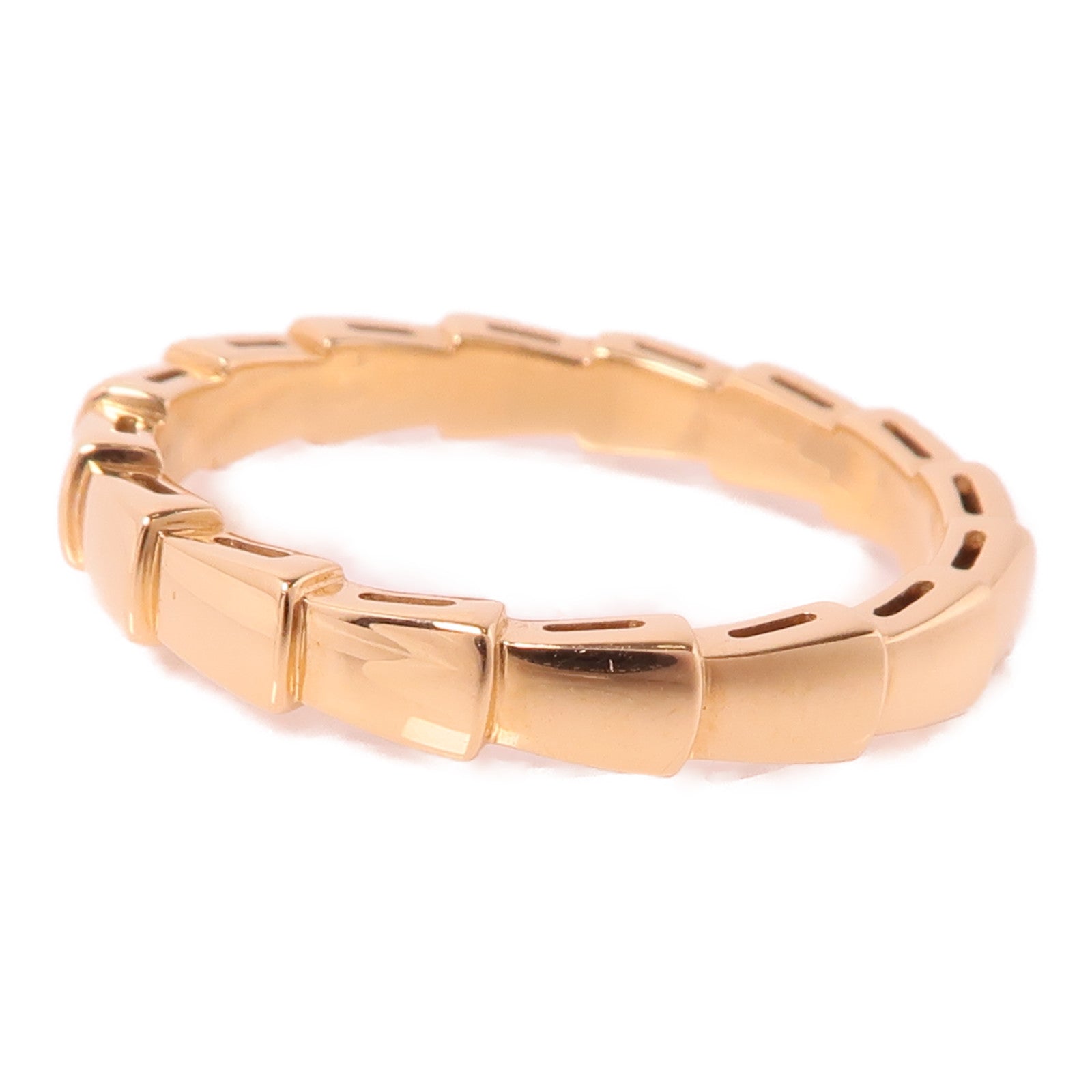 BVLGARI 18K玫瑰金Serpenti Ring戒指Bvlgari#62/US#9.75
