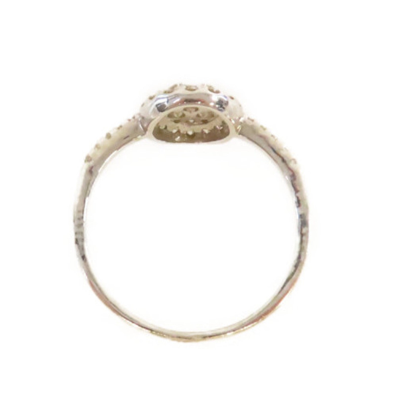 JEWELRY **【激減優惠】18K白金/0.50ct鑽石Diamond Ring戒指US#6.25