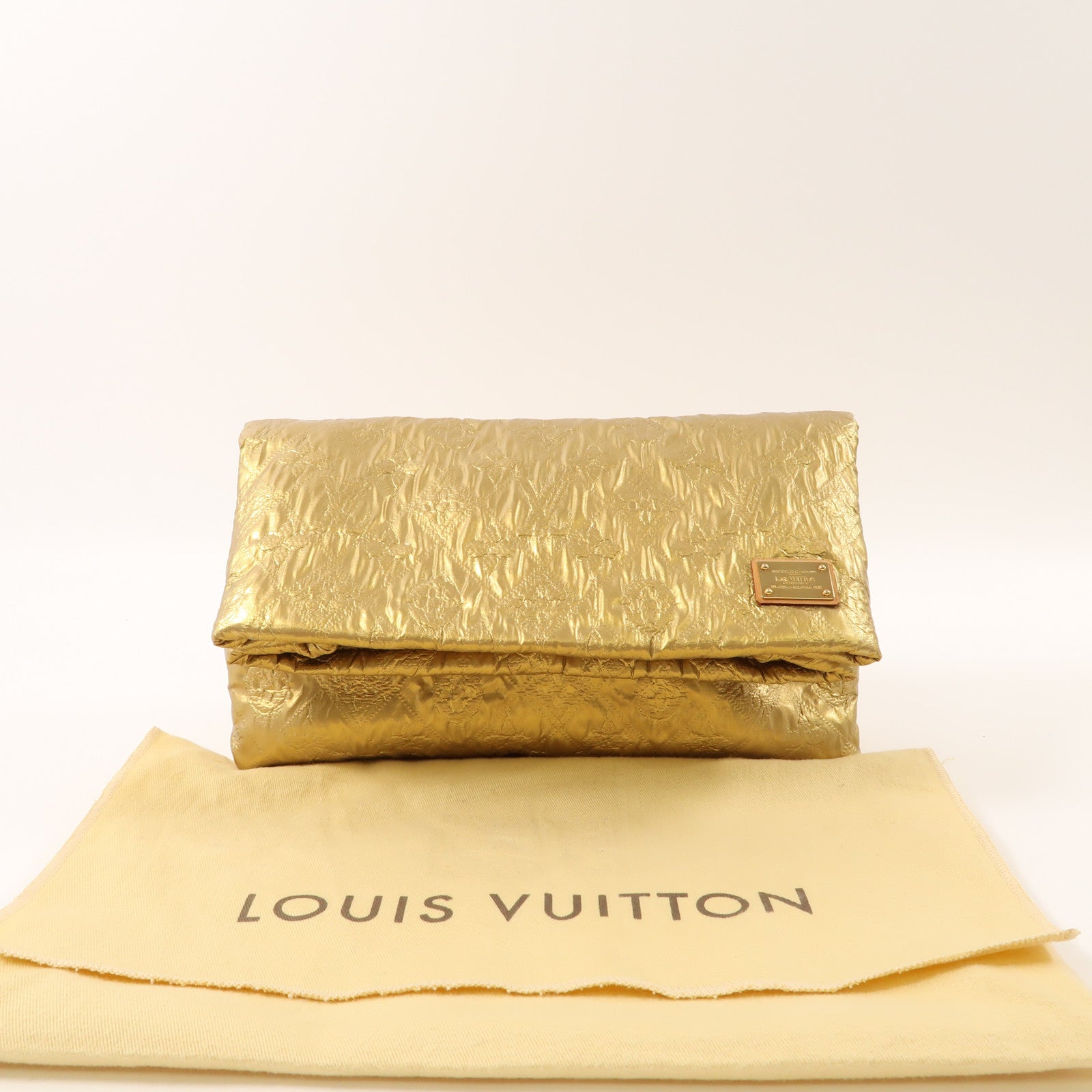 LOUIS VUITTON Monogram Limelight Clutch金扣手拿包金色