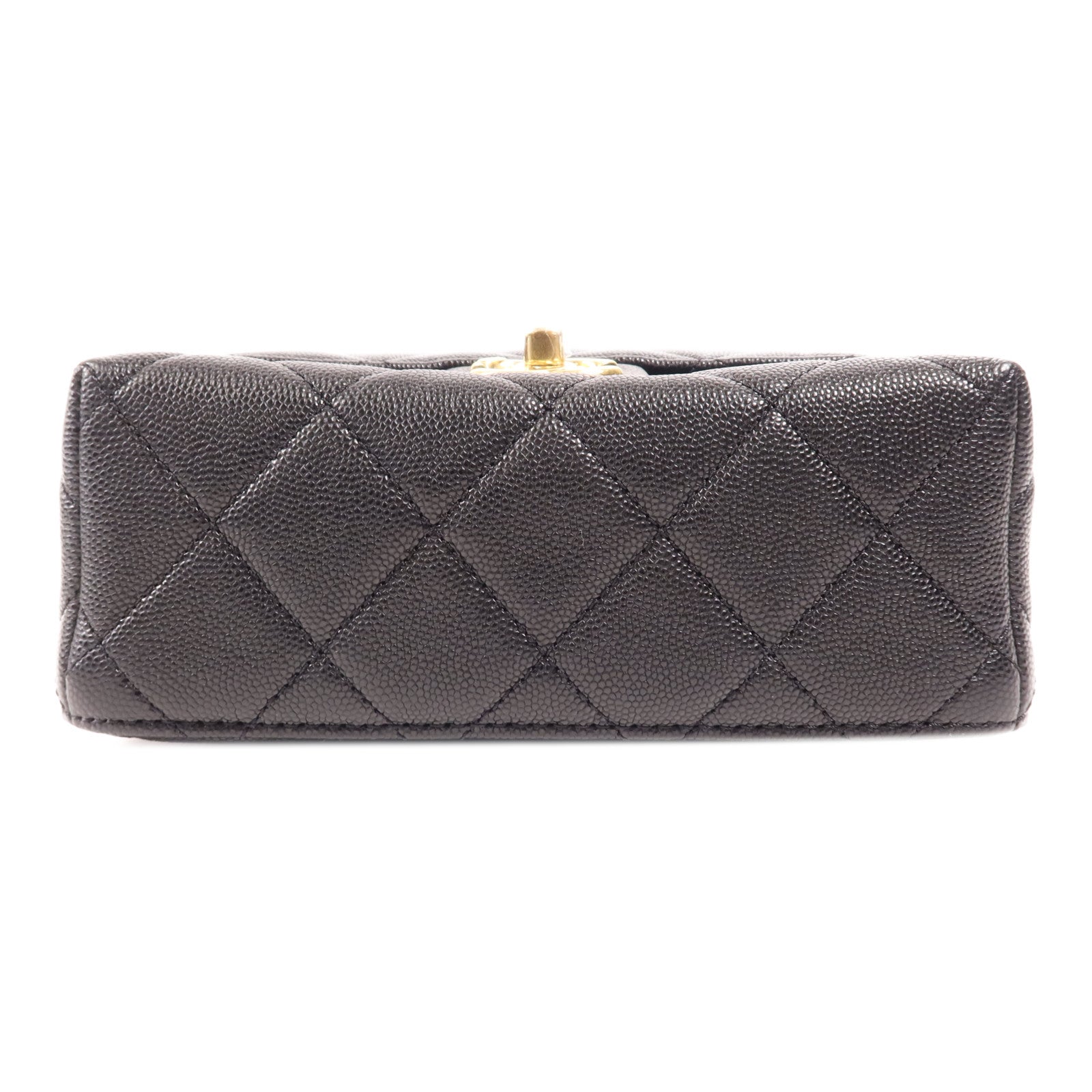 CHANEL 牛皮皮革Vanity金扣手挽肩背兩用袋
