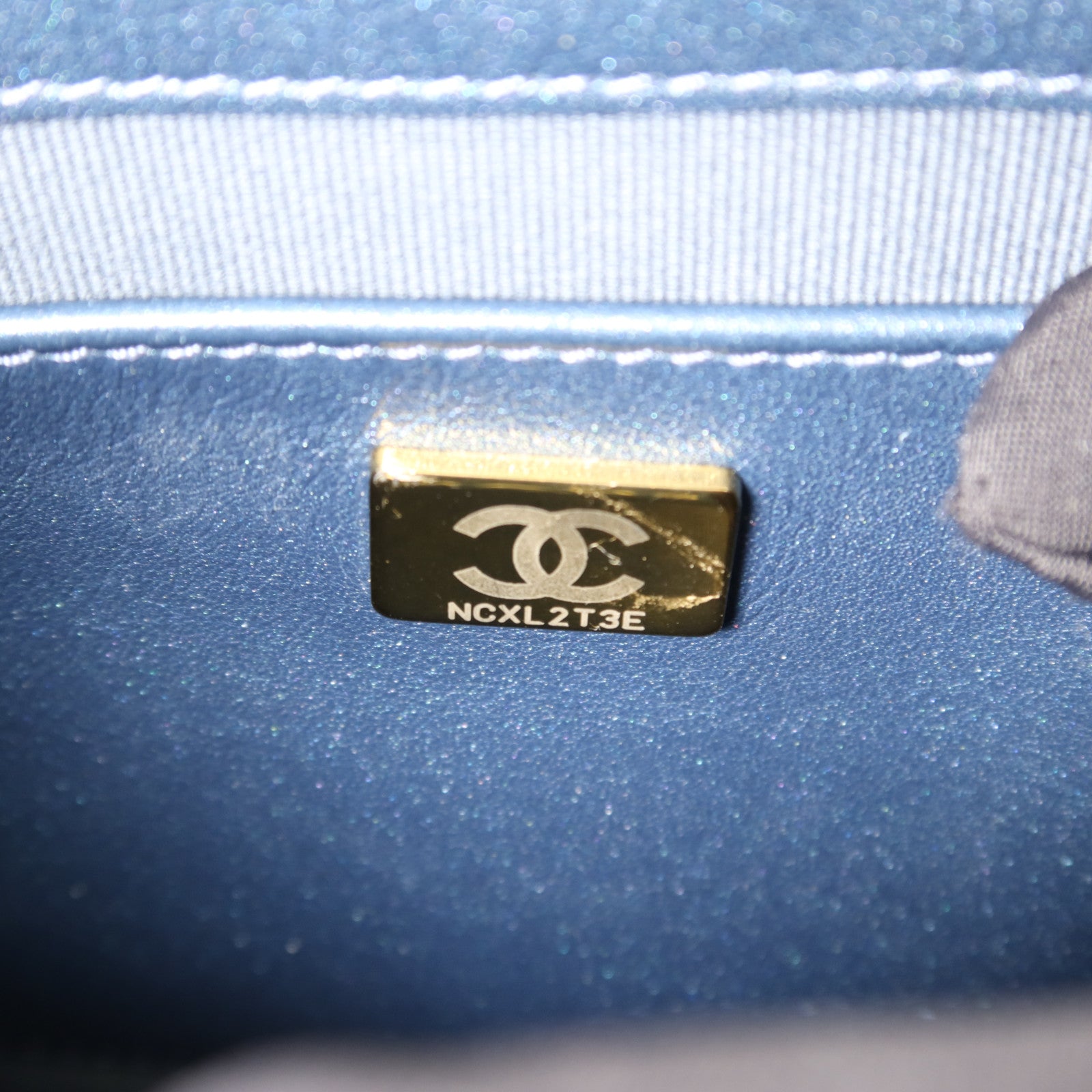 CHANEL 牛仔布24S Hobo金扣手挽肩背兩用袋