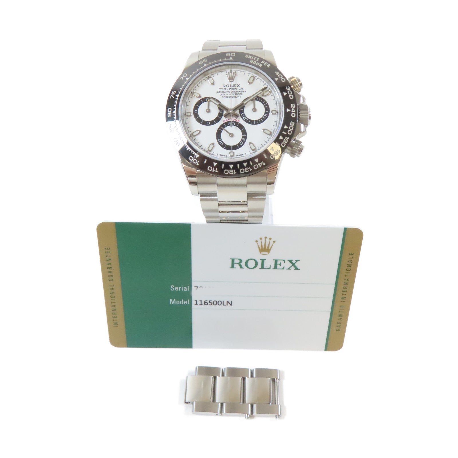 ROLEX Daytona不鏽鋼手錶自動機芯白色