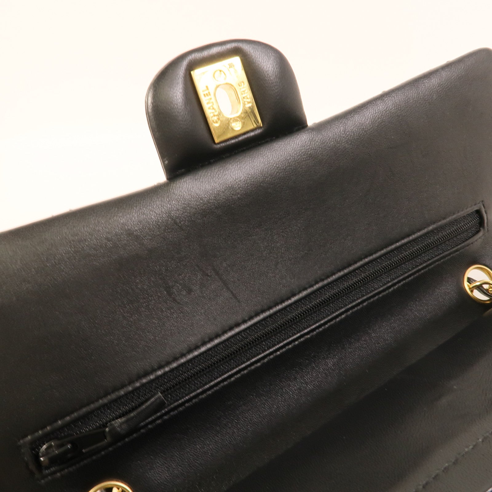 CHANEL 羊皮皮革Classic 25鏈帶肩背袋