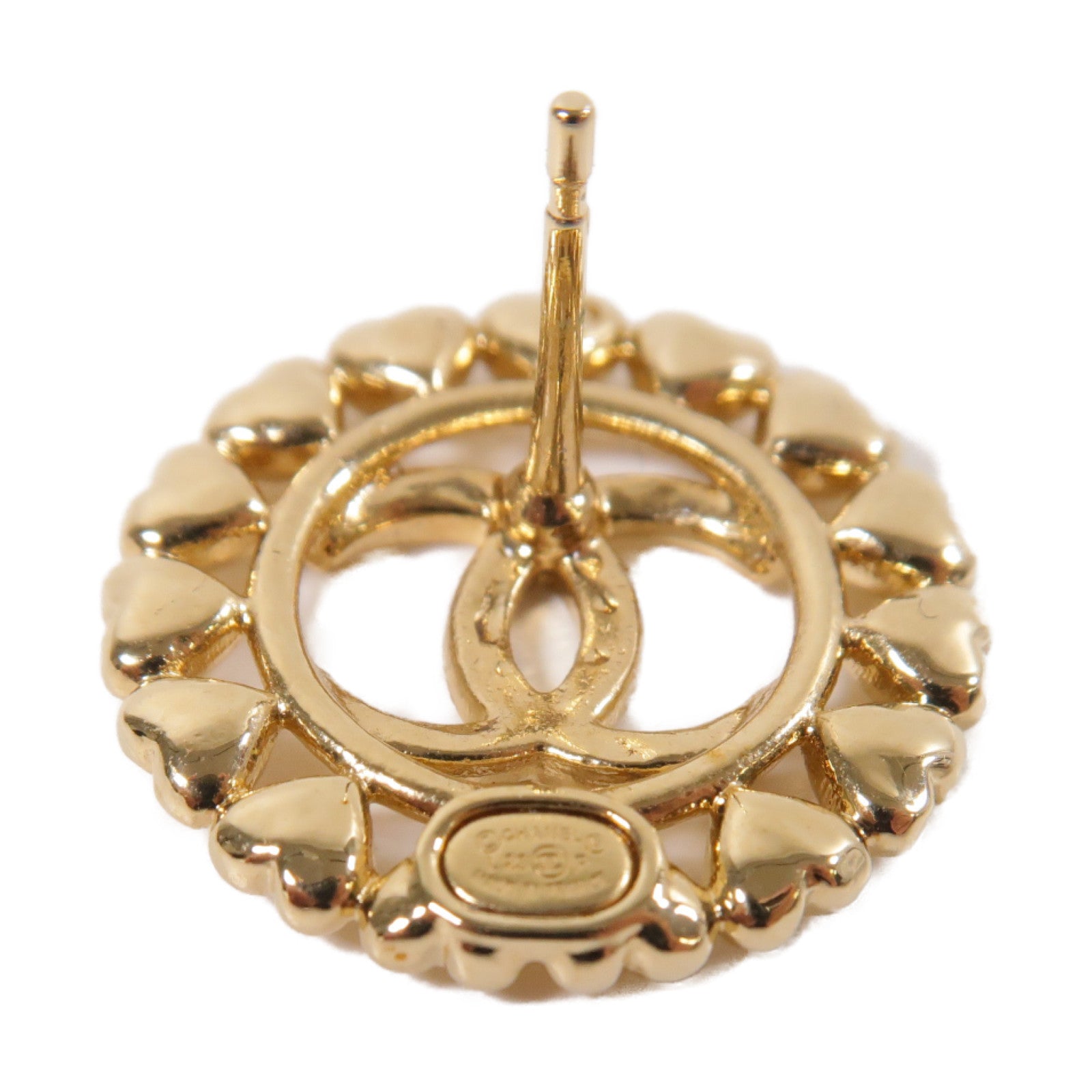 CHANEL 金屬Earrings耳環金色