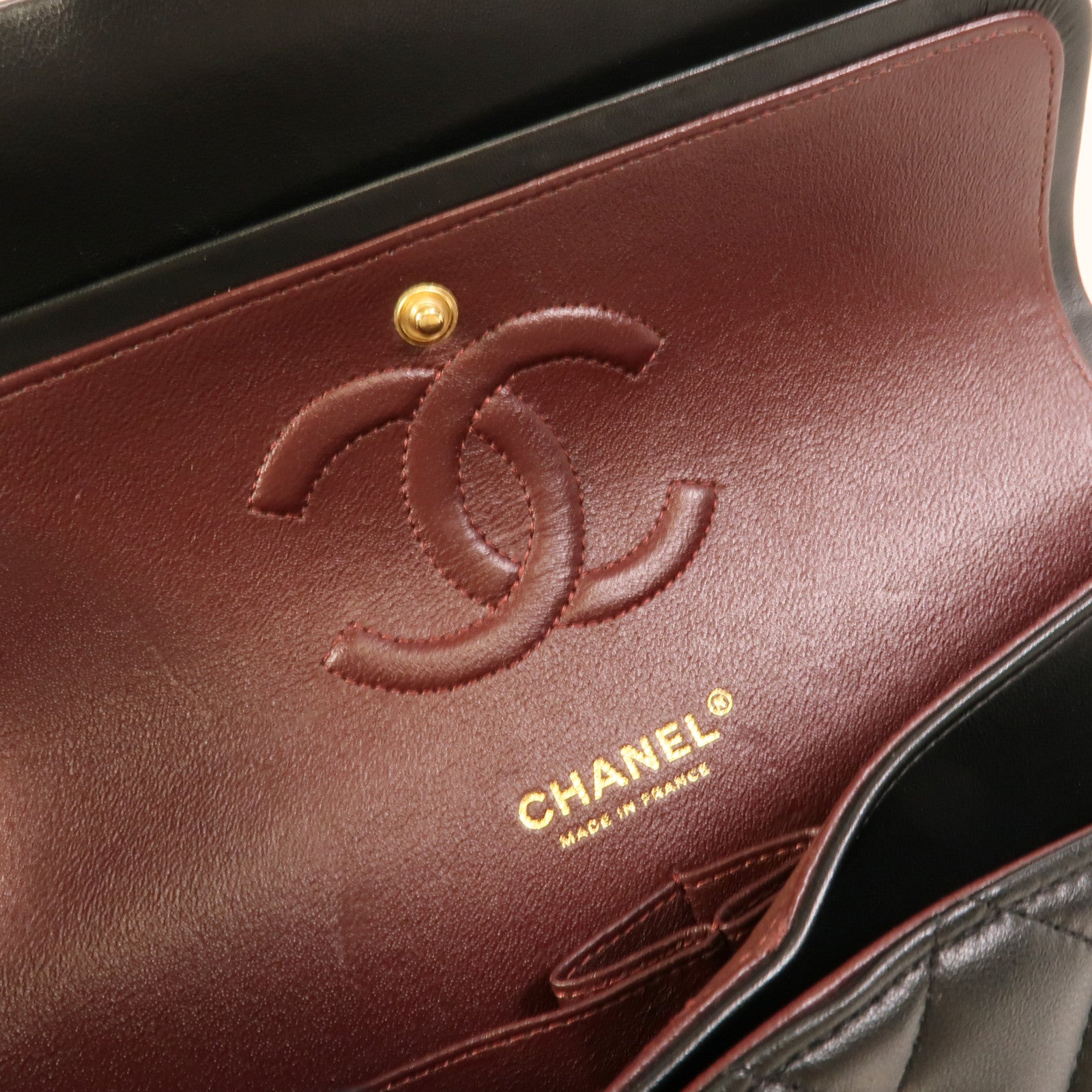 CHANEL 羊皮皮革Classic 25鏈帶肩背袋