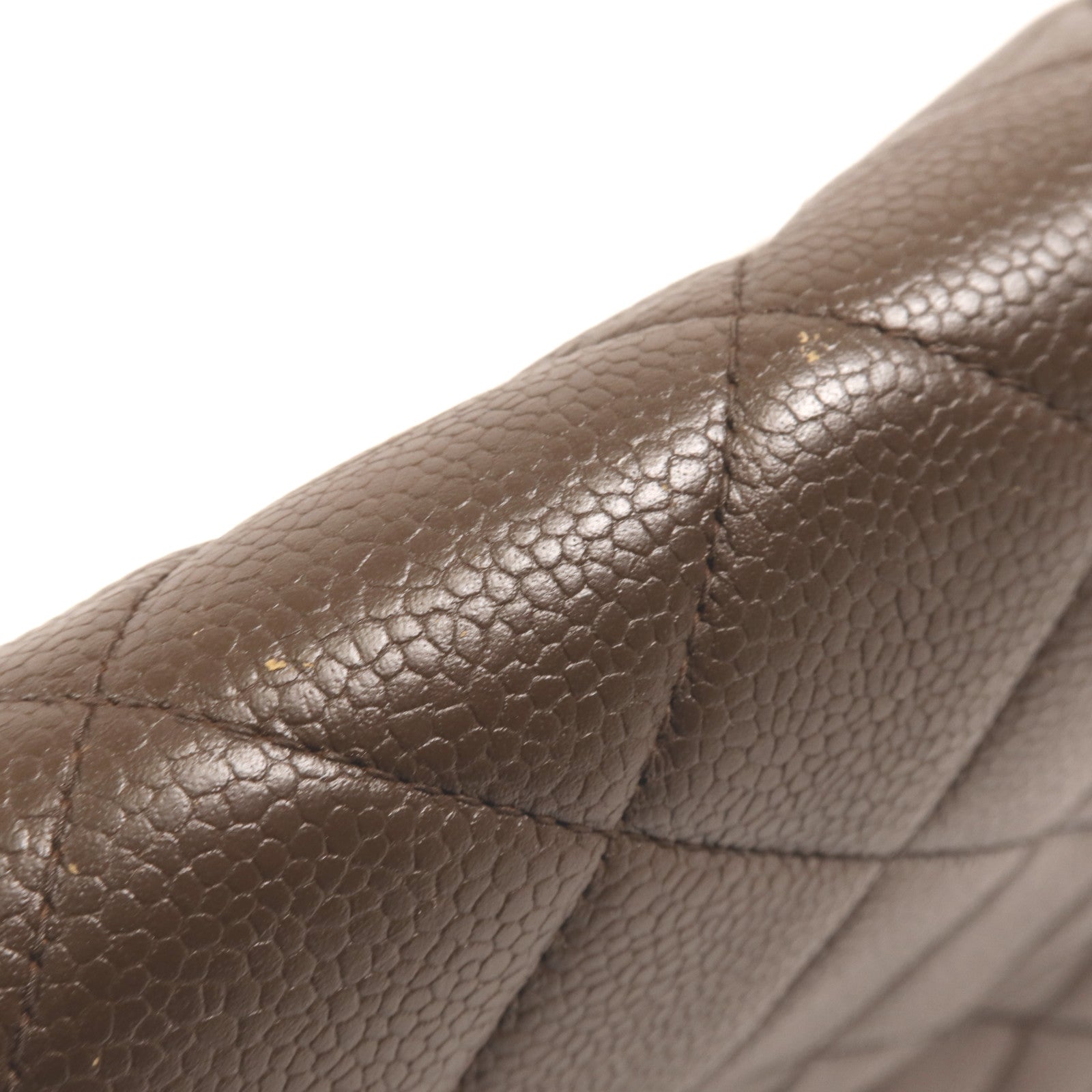 CHANEL 牛皮皮革Classic Flap銀扣鏈帶肩背袋