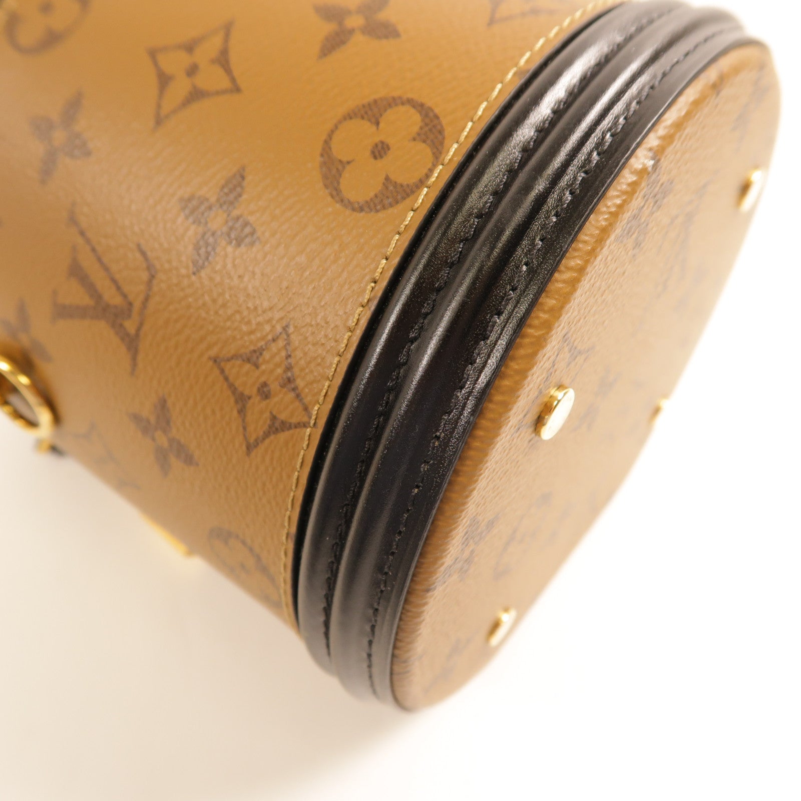 LOUIS VUITTON 【激減優惠】Monogram Reverse Cannes金扣手挽肩背兩用袋