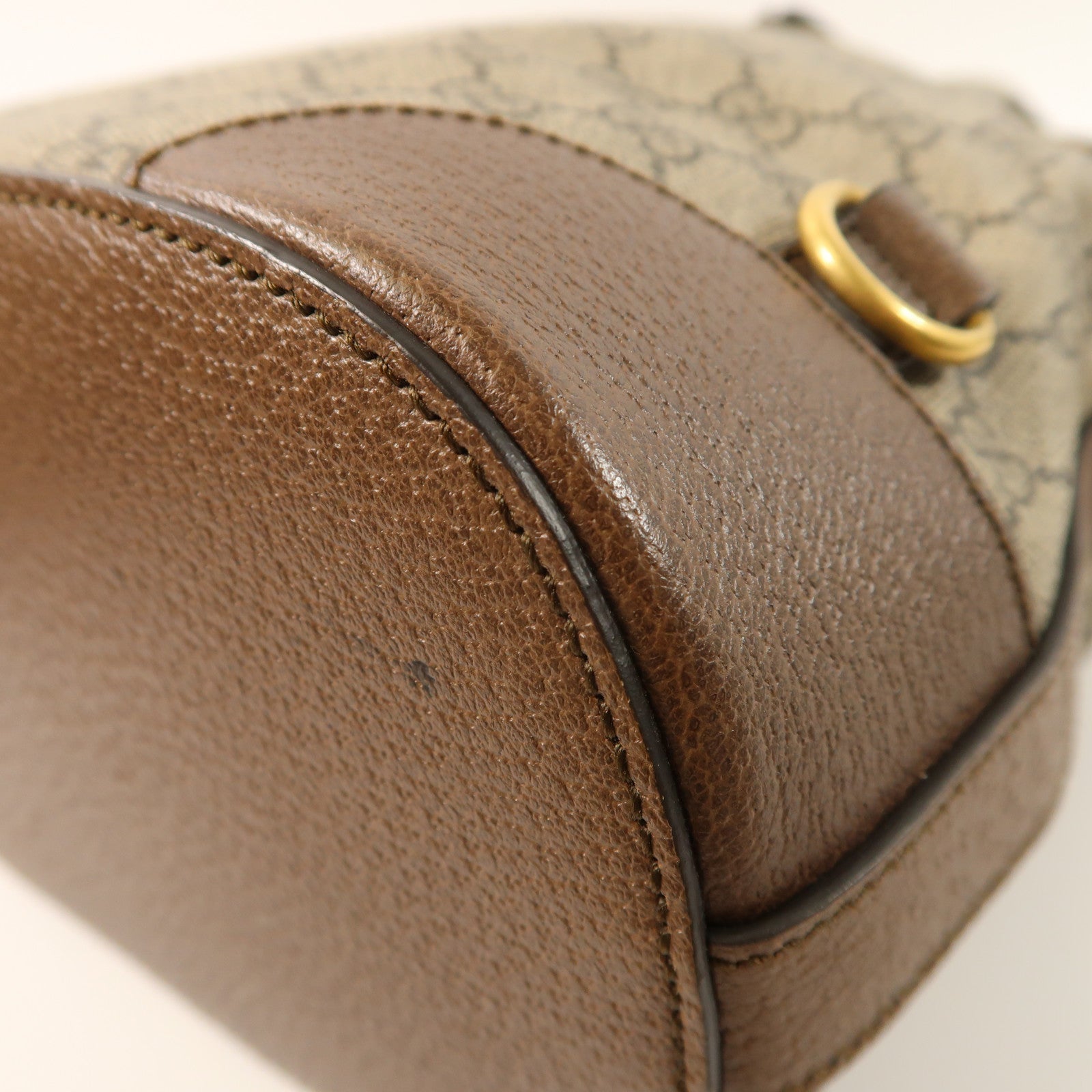 GUCCI 塗層帆布Neo Vintage GG Supreme Backpack金扣肩背袋/背包