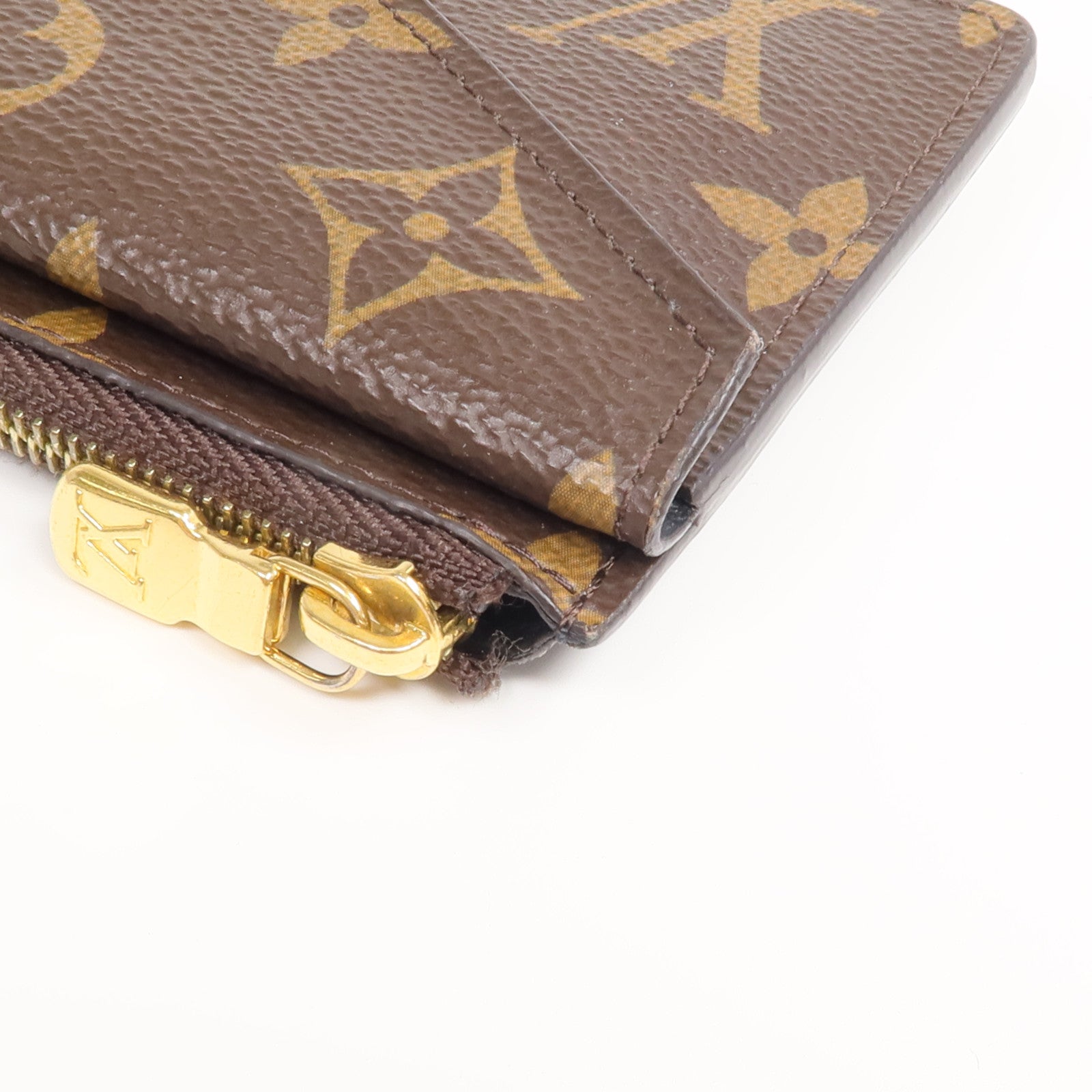 LOUIS VUITTON Monogram Recto Verso金扣卡片套