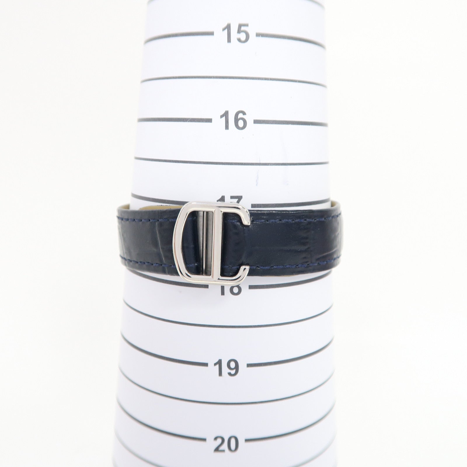 CARTIER Ballon Bleu Moonphase不鏽鋼/皮革帶手錶自動機芯白色