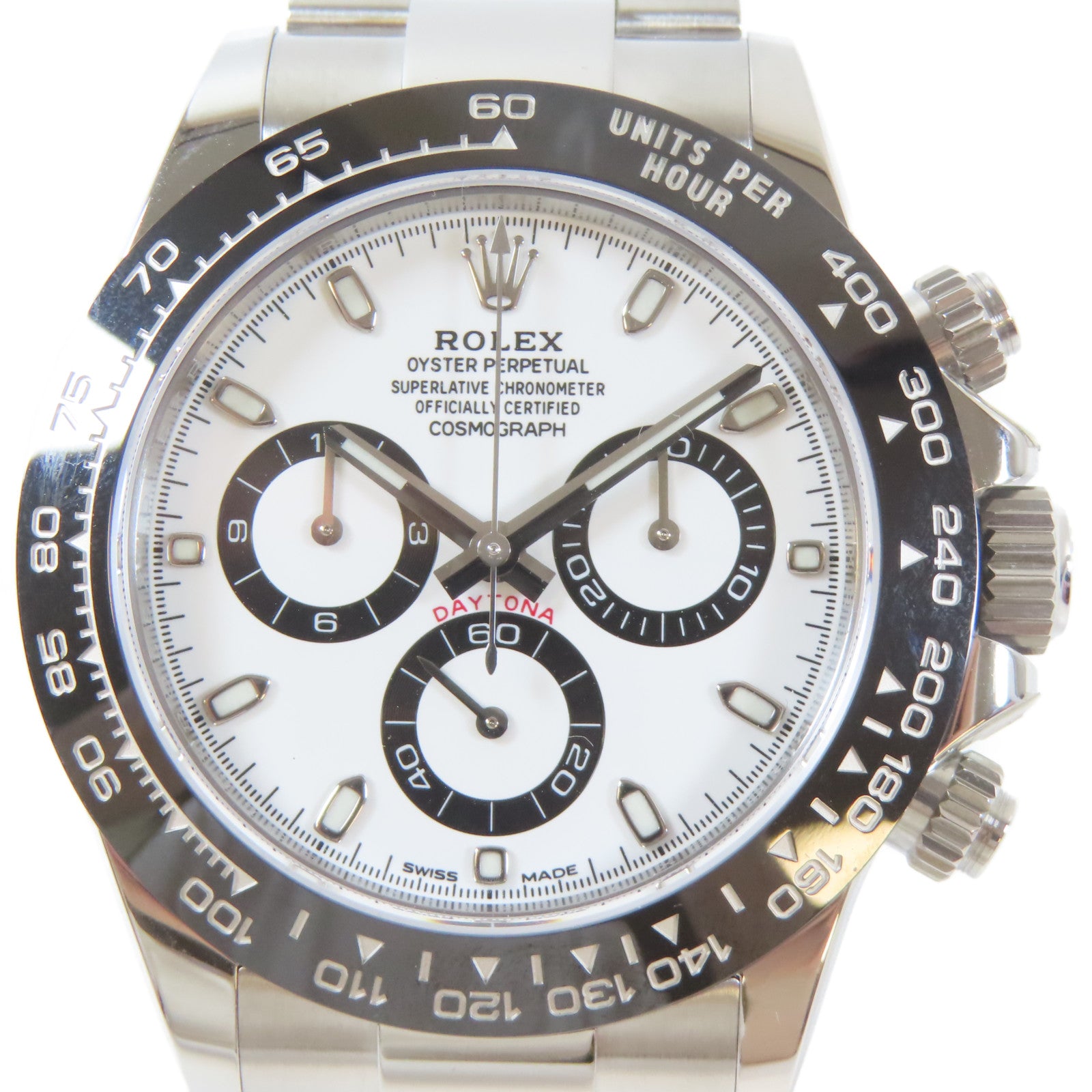 ROLEX Daytona不鏽鋼手錶自動機芯白色