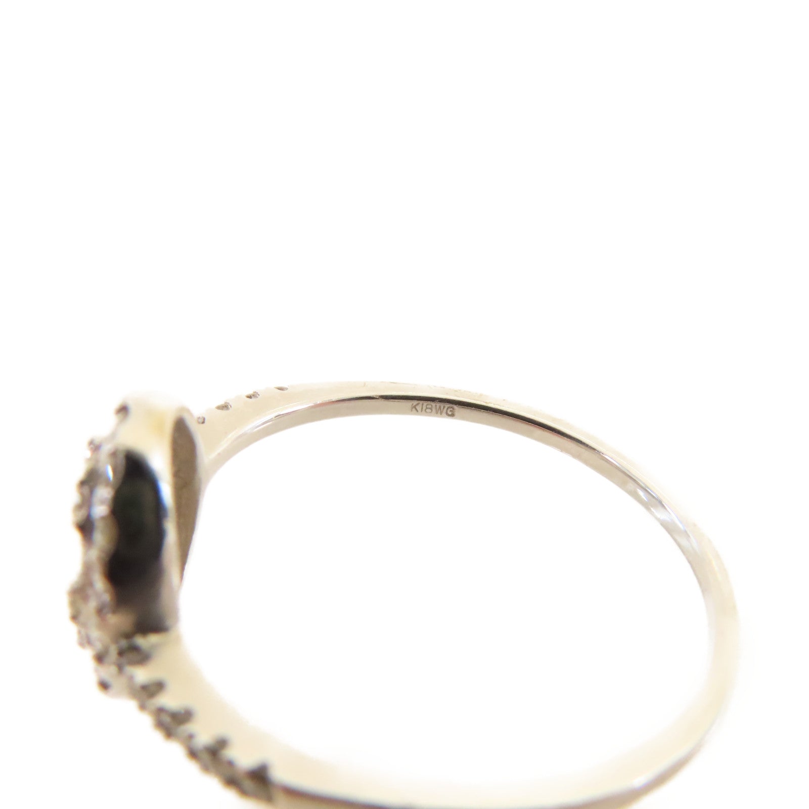 JEWELRY **【激減優惠】18K白金/0.50ct鑽石Diamond Ring戒指US#6.25