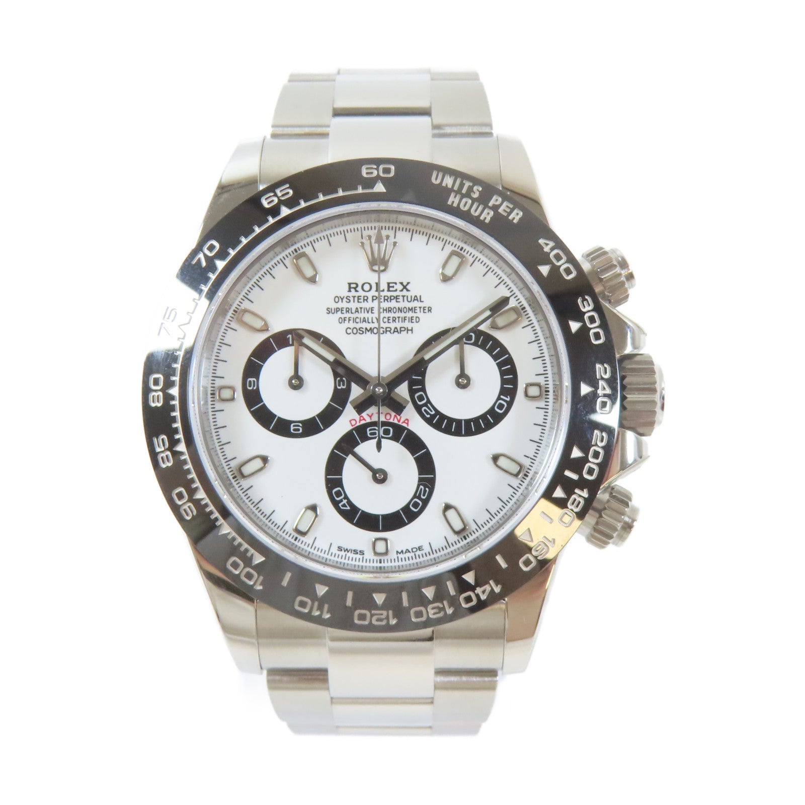 ROLEX Daytona不鏽鋼手錶自動機芯白色