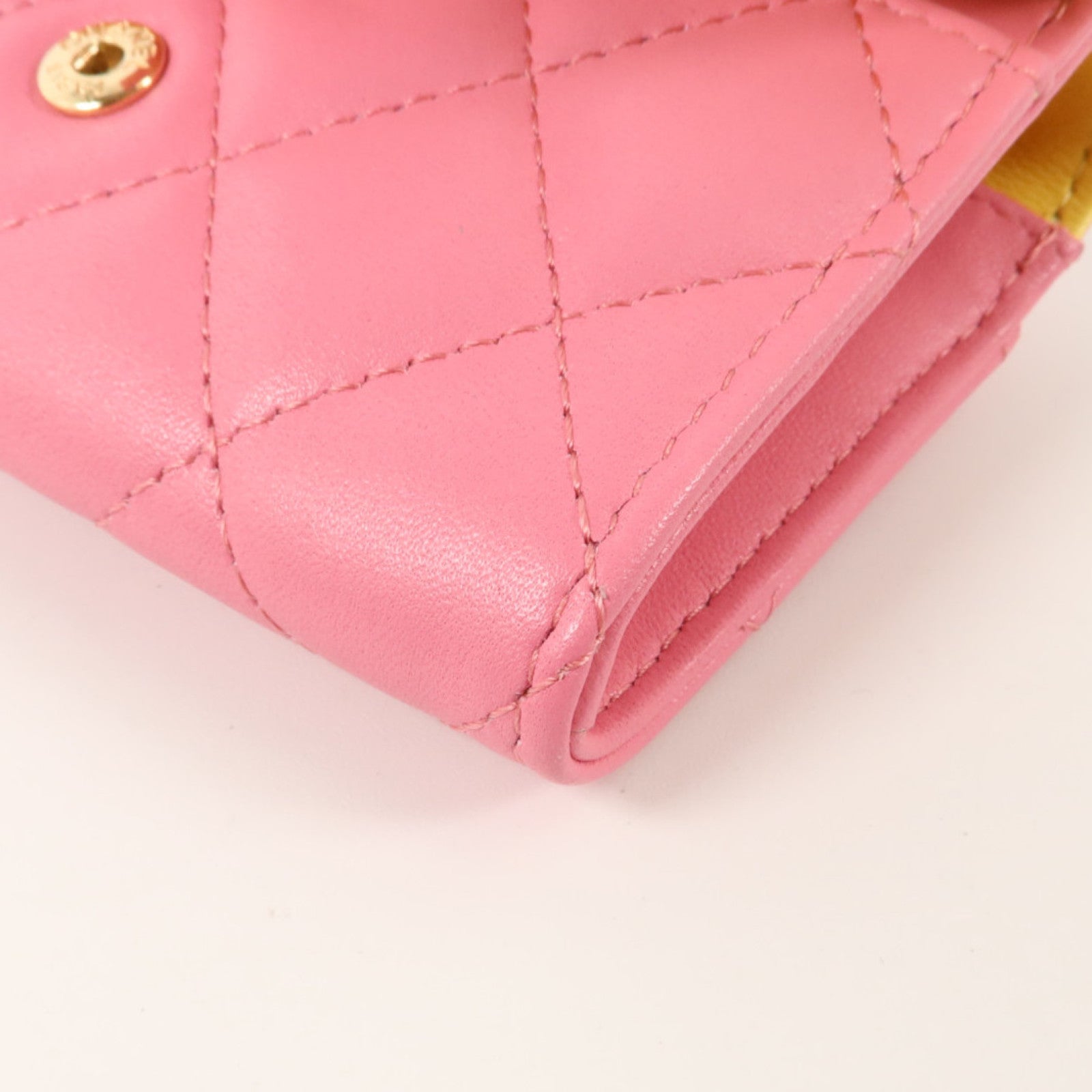 CHANEL 羊皮皮革Card Case金扣卡片套