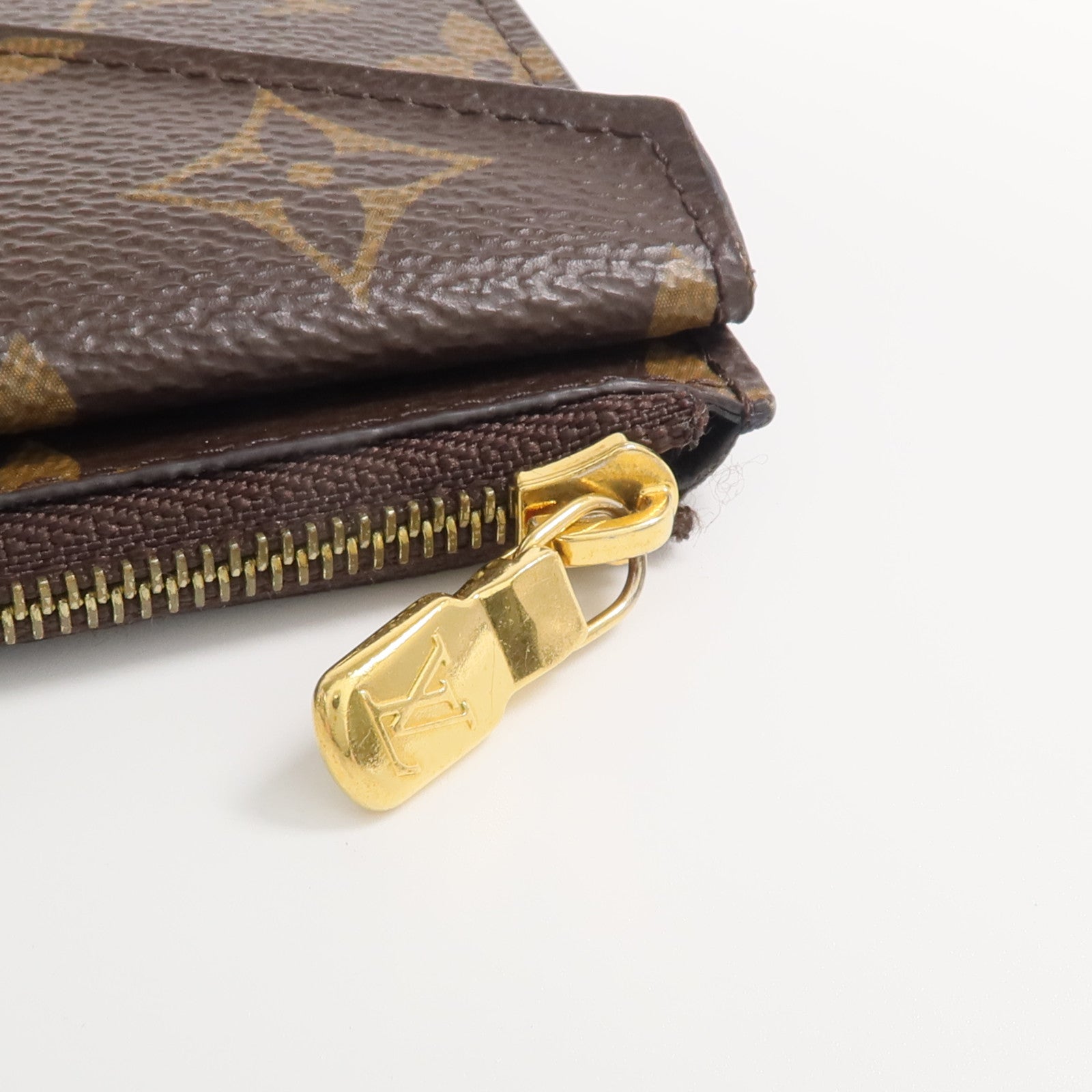 LOUIS VUITTON Monogram Recto Verso金扣卡片套