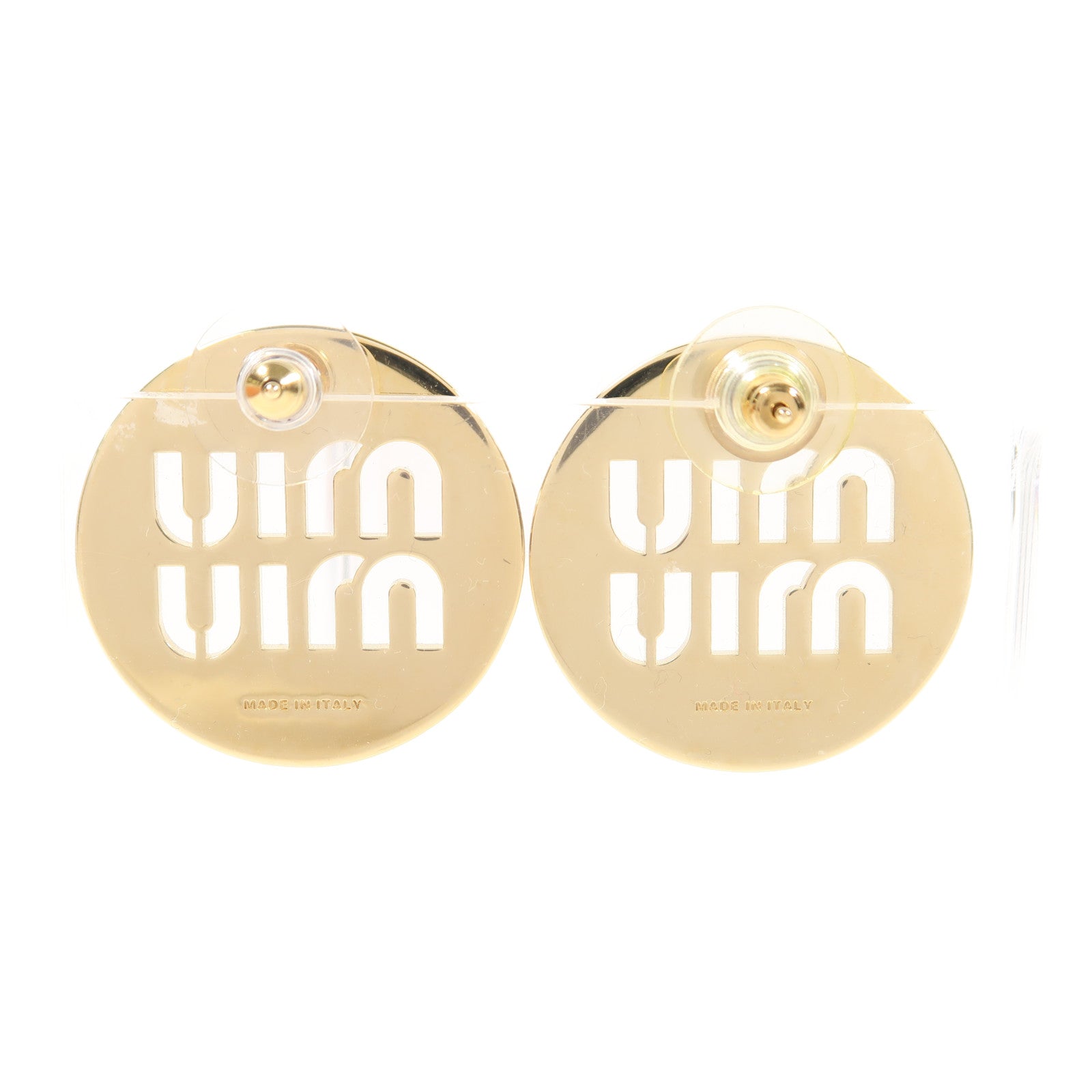Miu Miu 金屬Earrings耳環金色