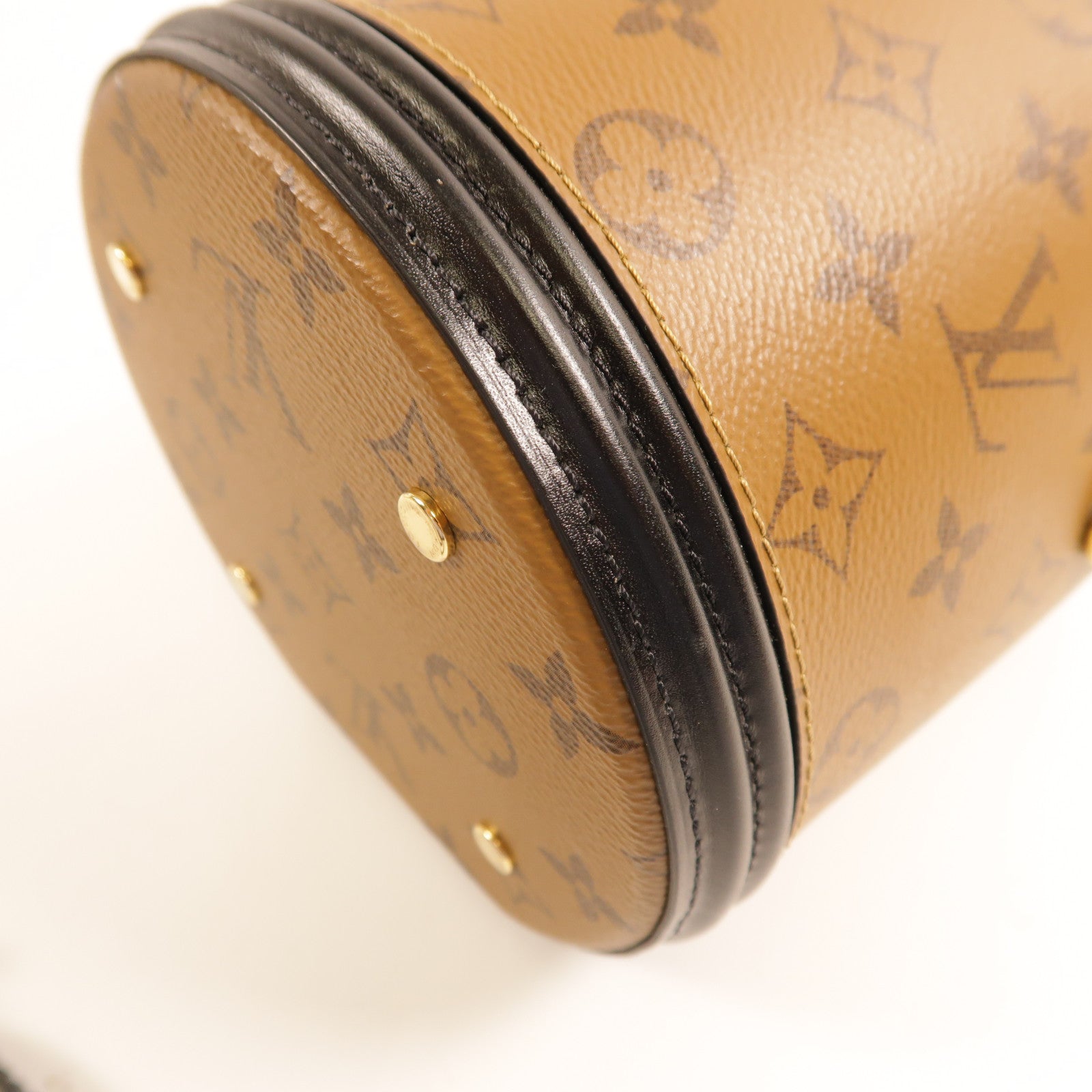 LOUIS VUITTON 【激減優惠】Monogram Reverse Cannes金扣手挽肩背兩用袋