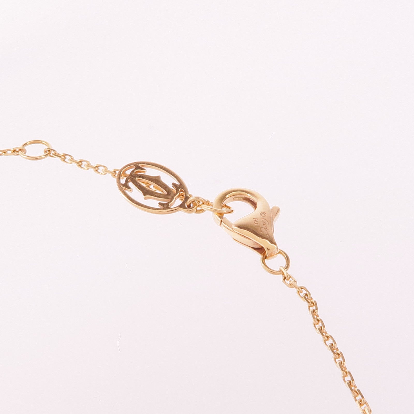 CARTIER 18K玫瑰金d'Amour鑽石手鏈