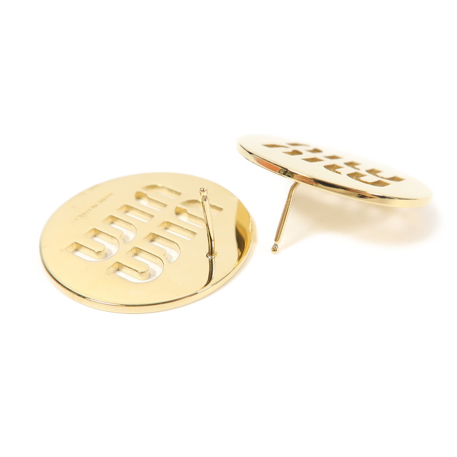 Miu Miu 金屬Earrings耳環金色
