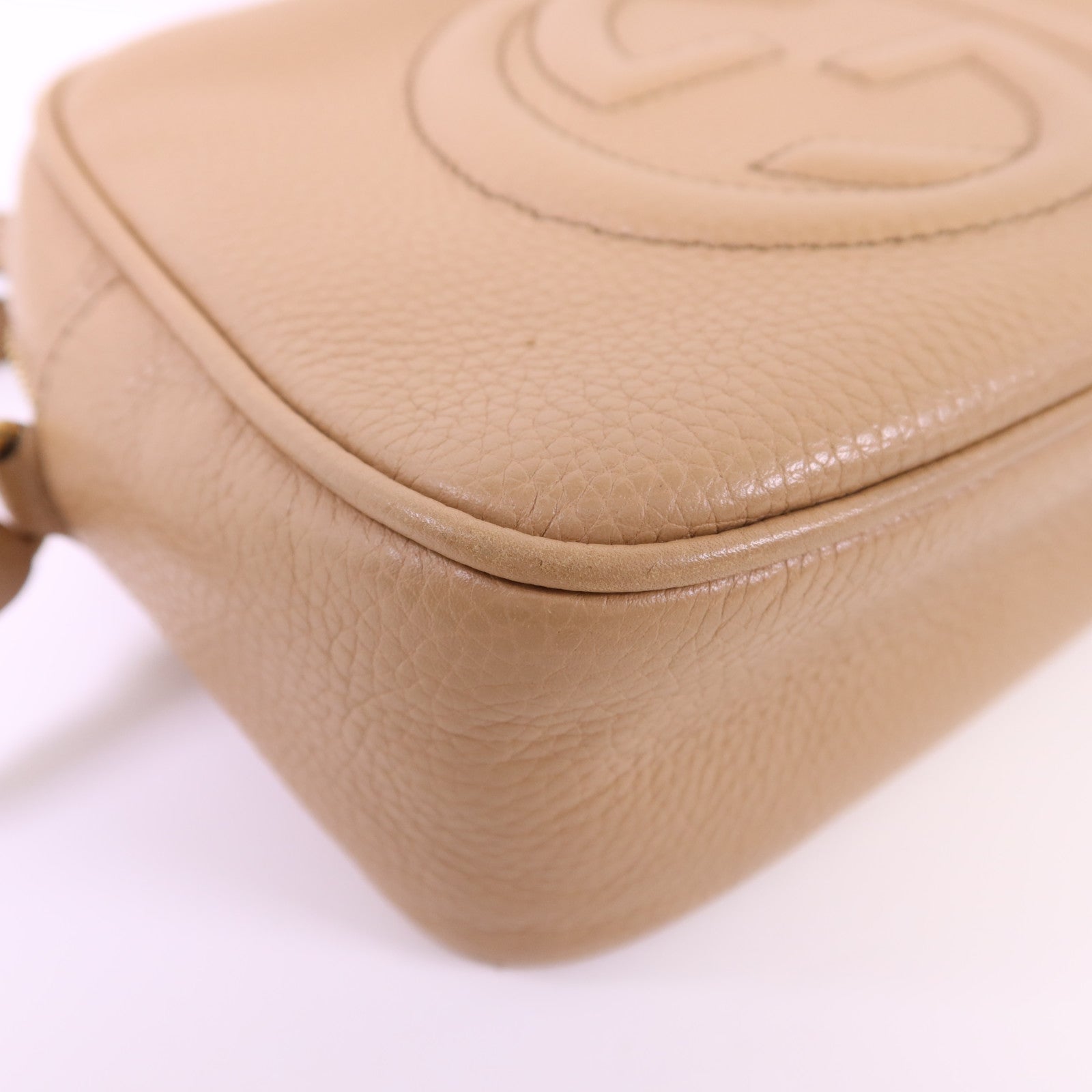 GUCCI 牛皮皮革SOHO Disco金扣肩背袋308364