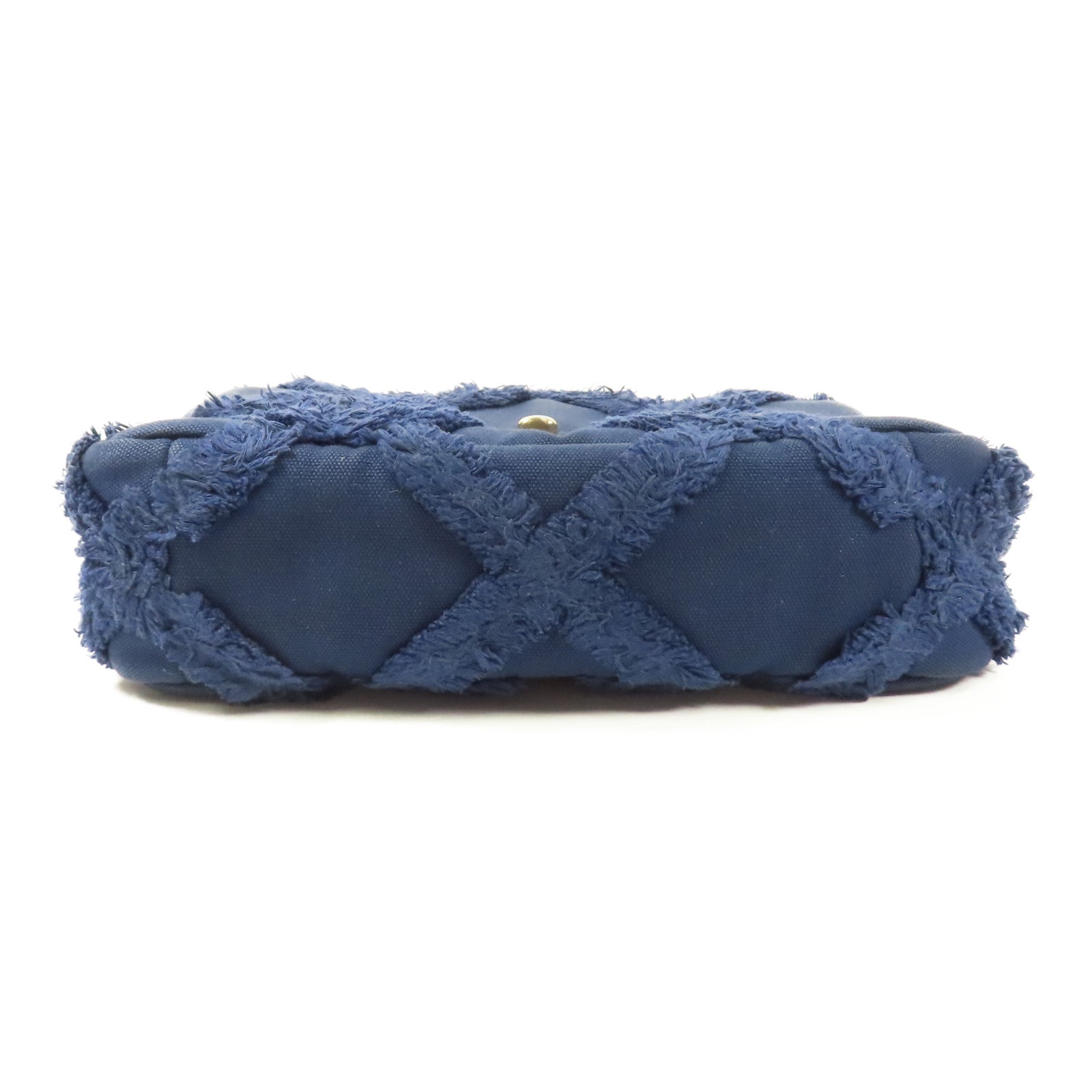 CHANEL 帆布Chanel 19金扣鏈帶手挽肩背兩用袋