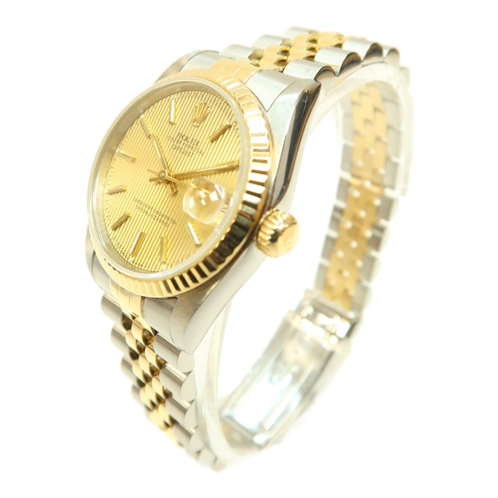 ROLEX Datejust 31mm 18K黃金/不鏽鋼手錶自動機芯金色