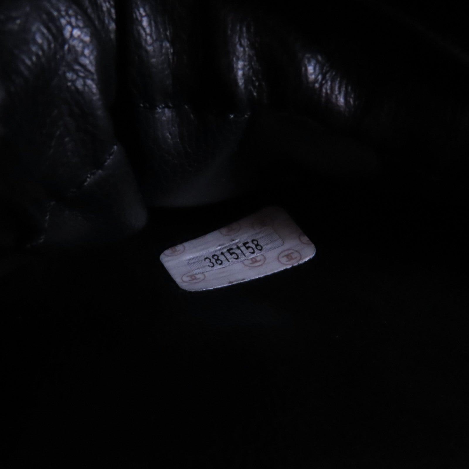 CHANEL 牛皮皮革Vintage Vanity金扣手挽袋