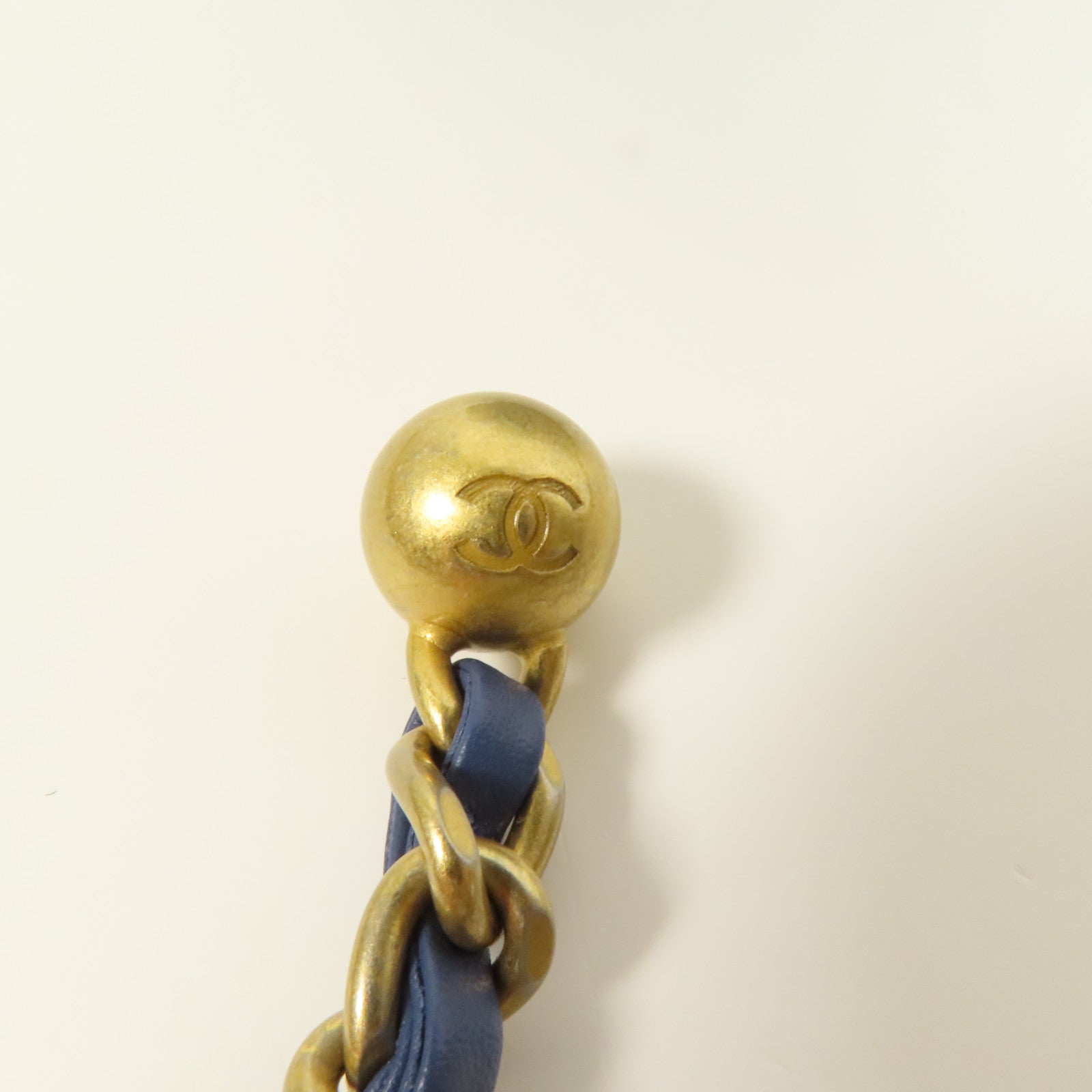 CHANEL Denim Mini Classic 17金扣鏈帶肩背袋