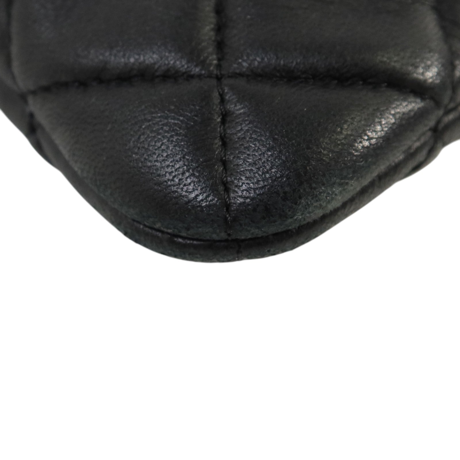 CHANEL 羊皮皮革Clutch銀扣手拿包