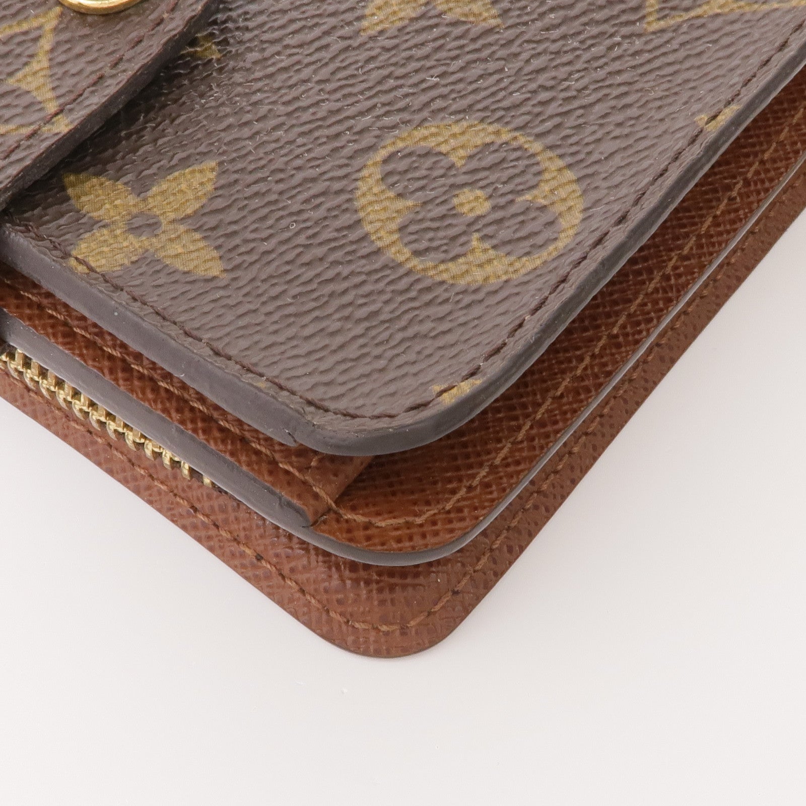 LOUIS VUITTON Monogram Wallet金扣錢包