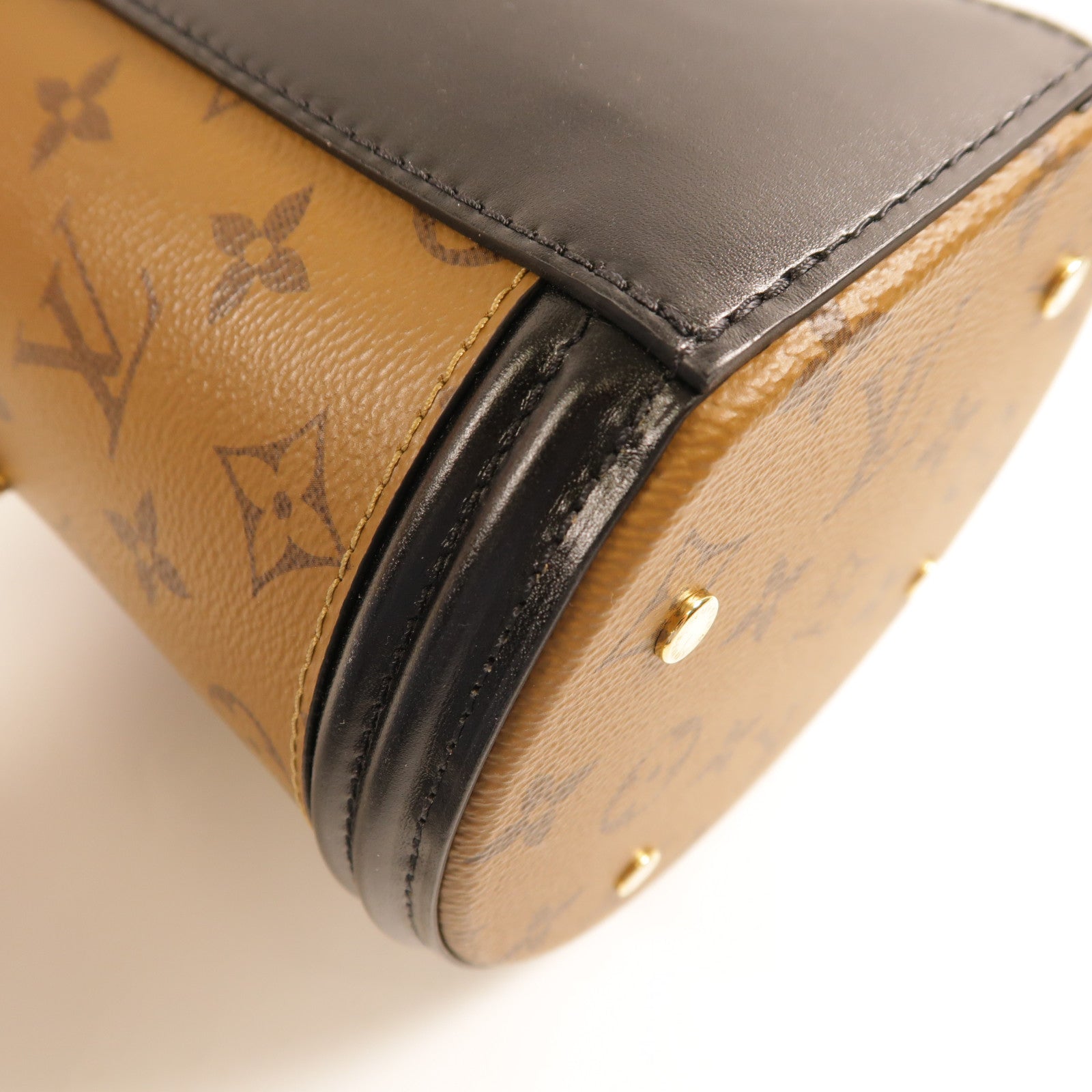 LOUIS VUITTON 【激減優惠】Monogram Reverse Cannes金扣手挽肩背兩用袋