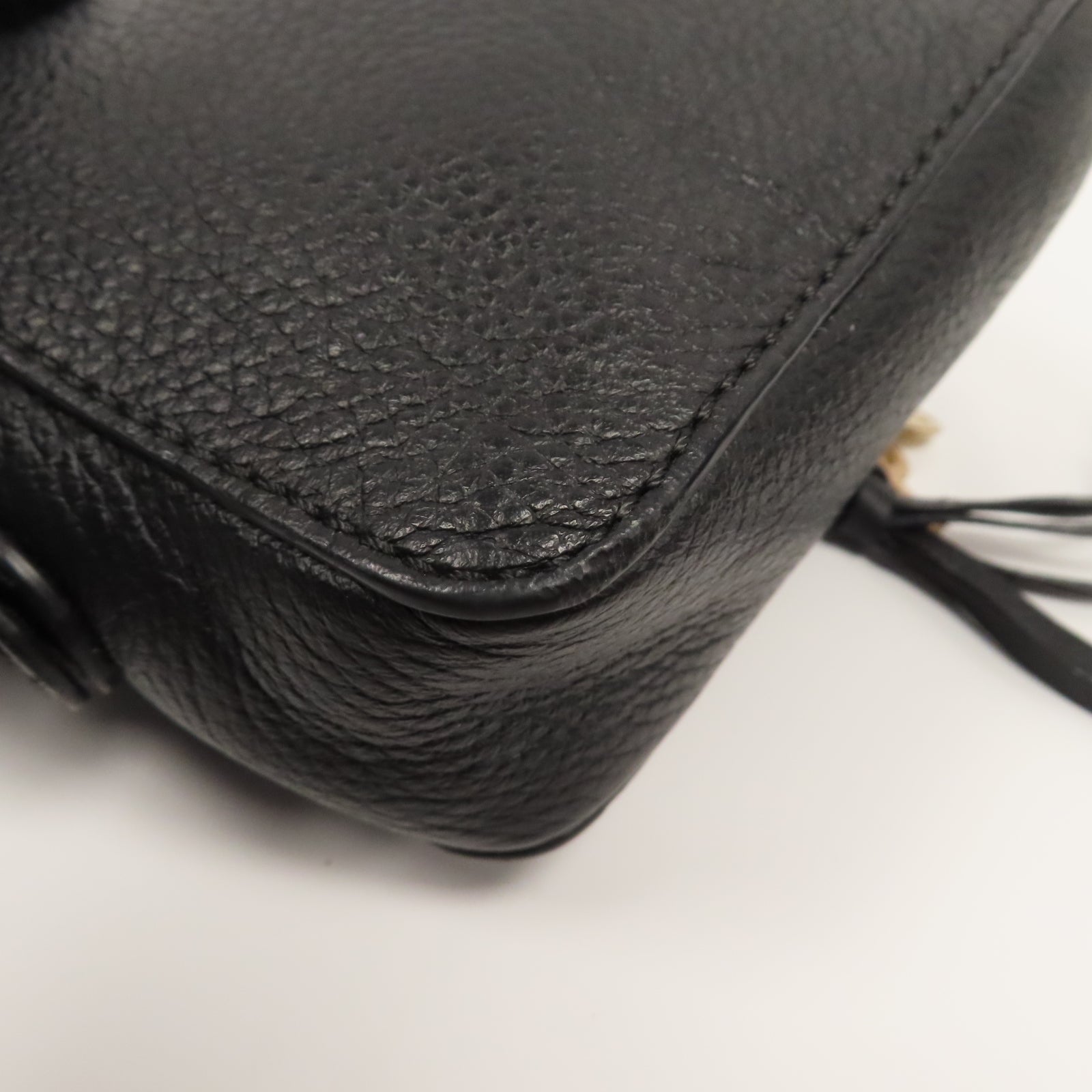 SEE BY CHLOE 【激減優惠】牛皮皮革Shoulder Bag金扣鏈帶肩背袋黑色