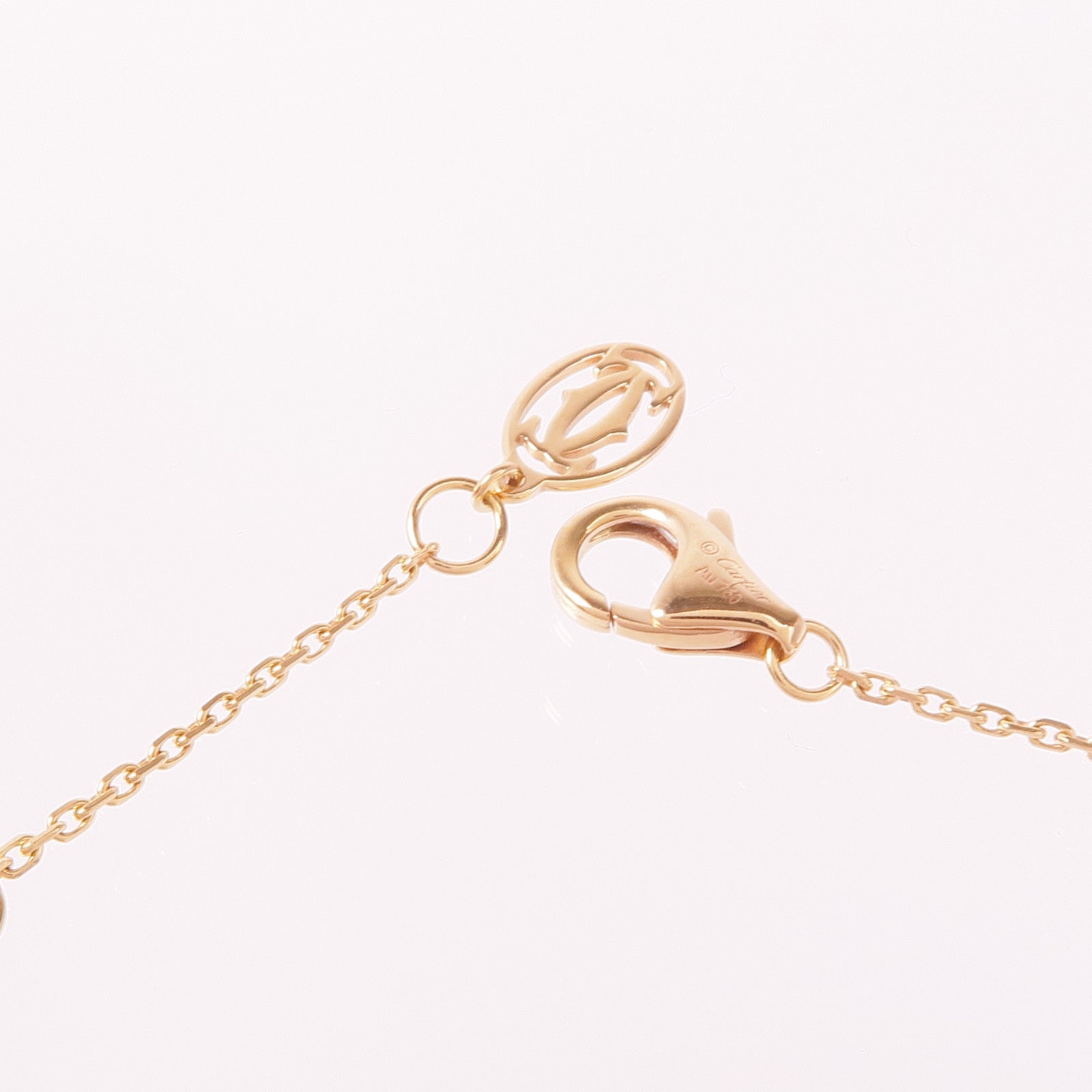 CARTIER 18K玫瑰金d'Amour鑽石手鏈